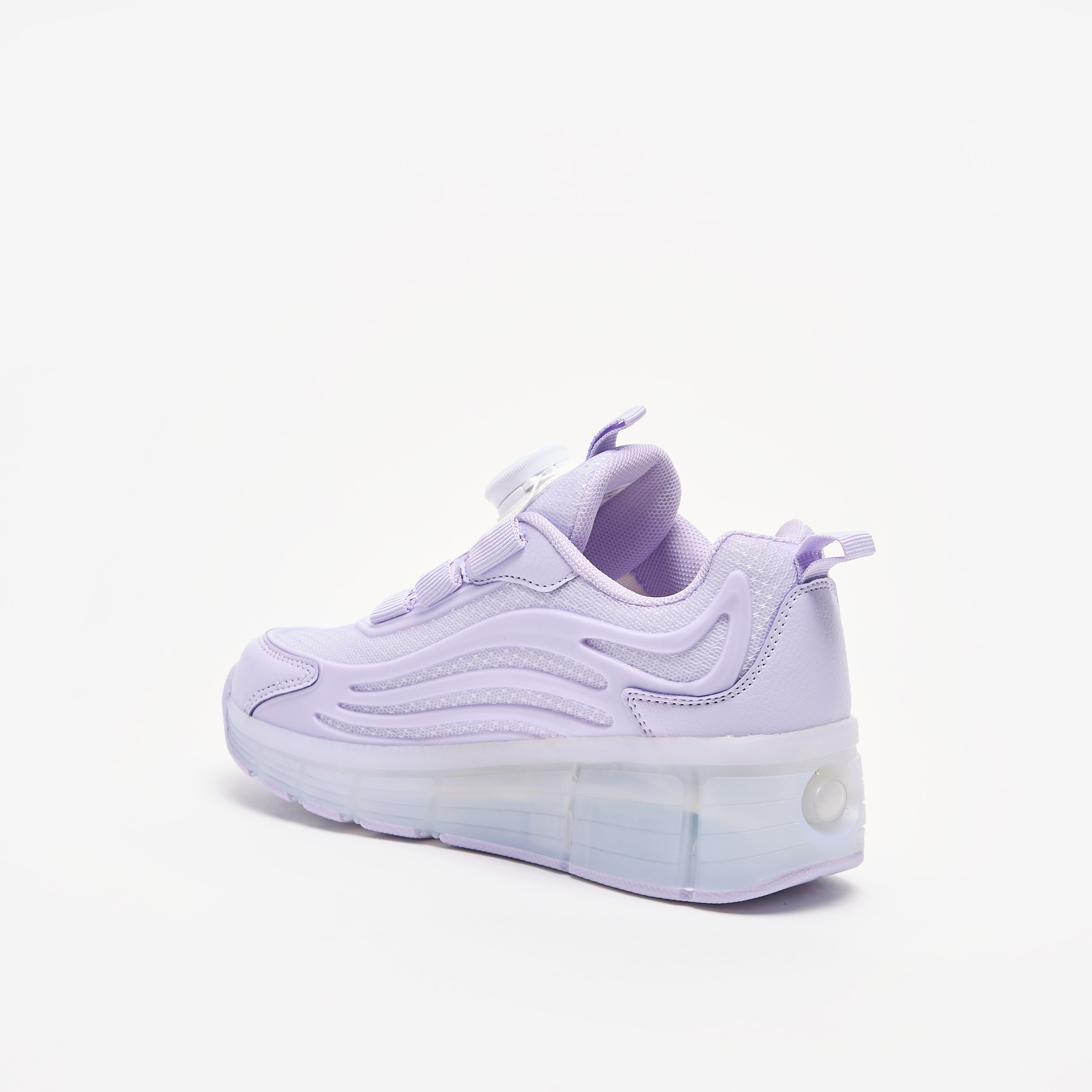 حذاء سنيكرز مضيء بعجلات للبنات من ليتل ميسي-girls-shoes-sneakers-image-2