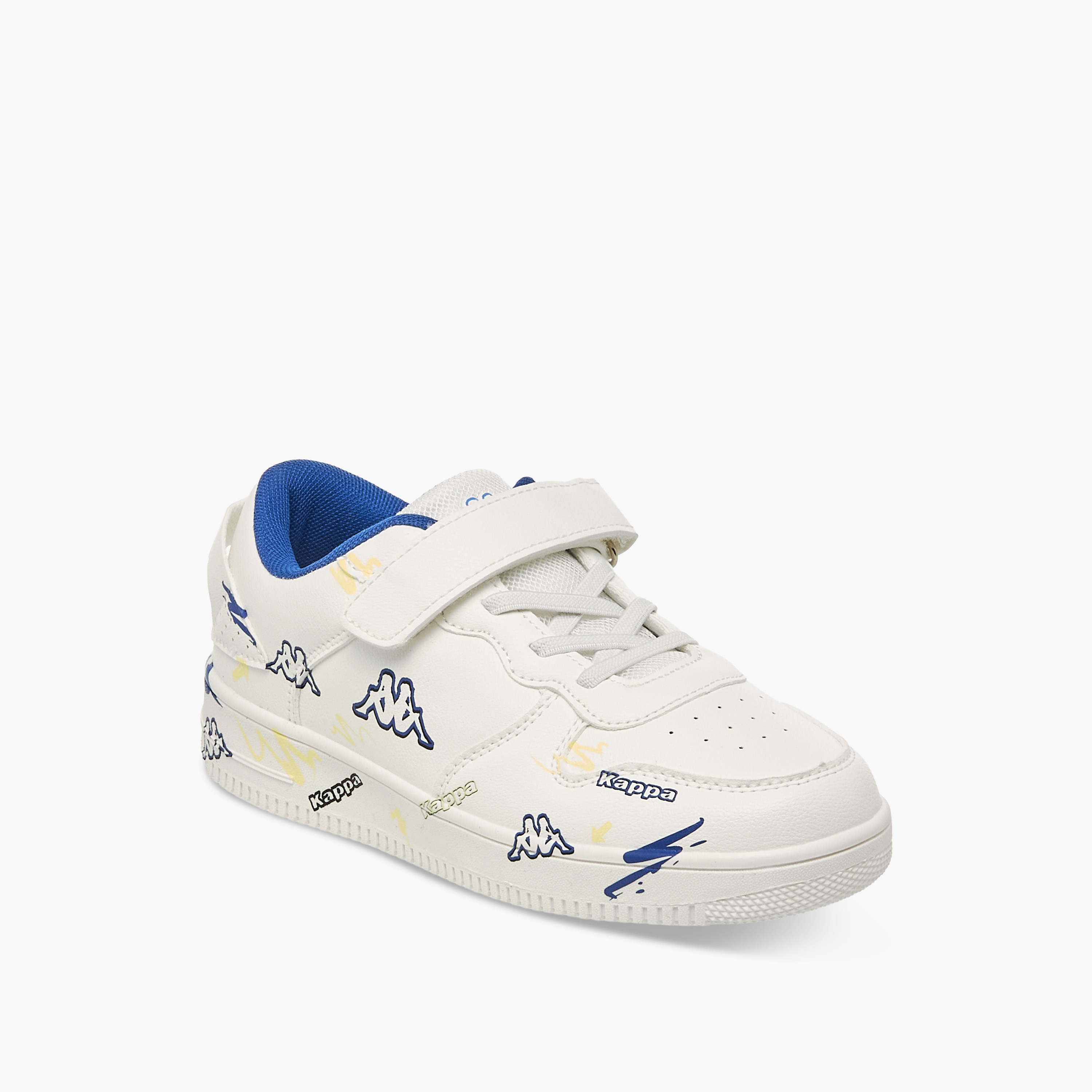 حذاء سنيكرز بشريط إغلاق لاصق وطبعات شعار للأولاد من كابا-boys-shoes-sneakers-image-2