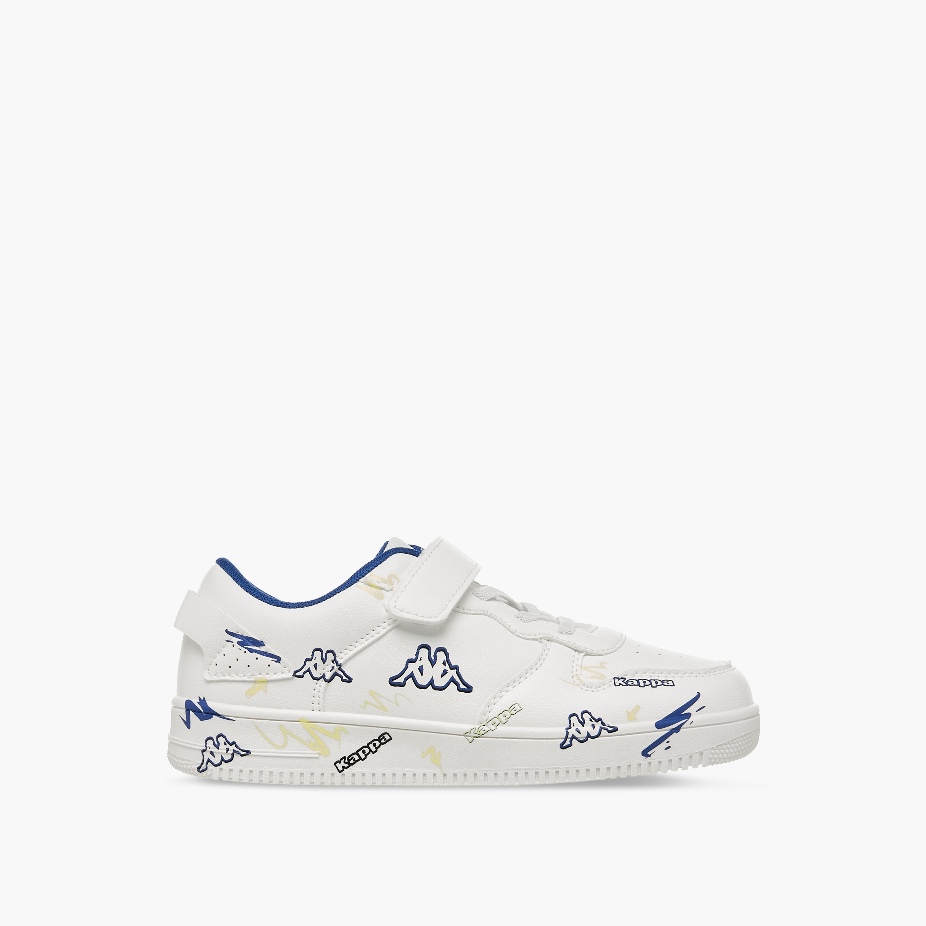 حذاء سنيكرز بشريط إغلاق لاصق وطبعات شعار للأولاد من كابا-boys-shoes-sneakers-image-3