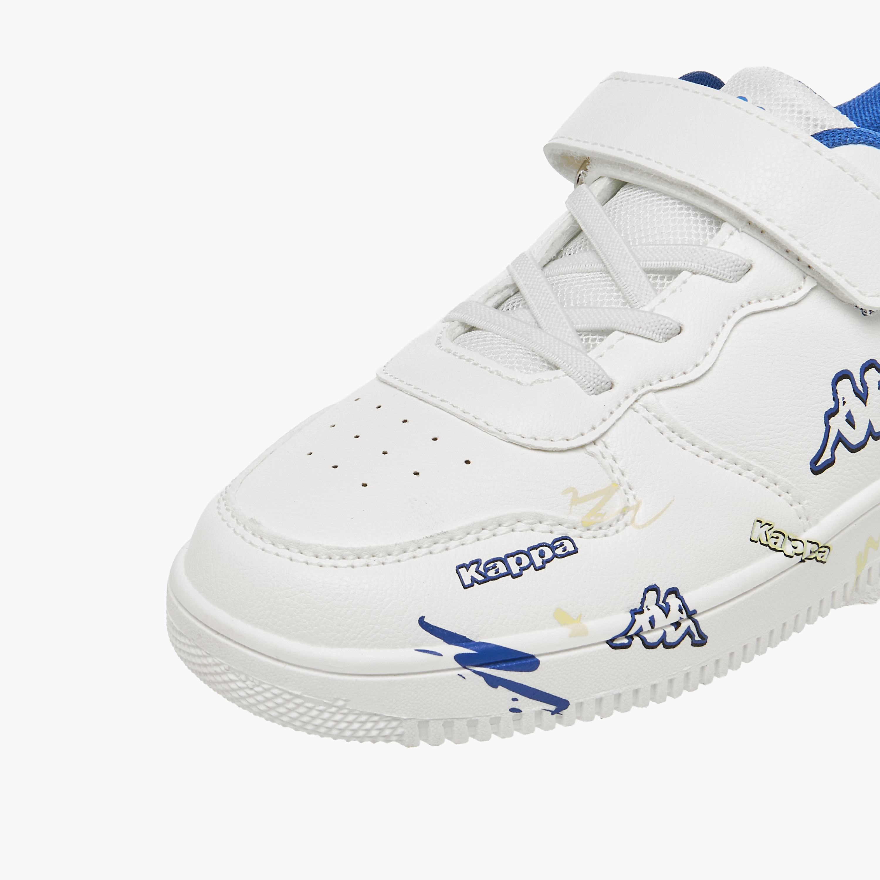 حذاء سنيكرز بشريط إغلاق لاصق وطبعات شعار للأولاد من كابا-boys-shoes-sneakers-image-4