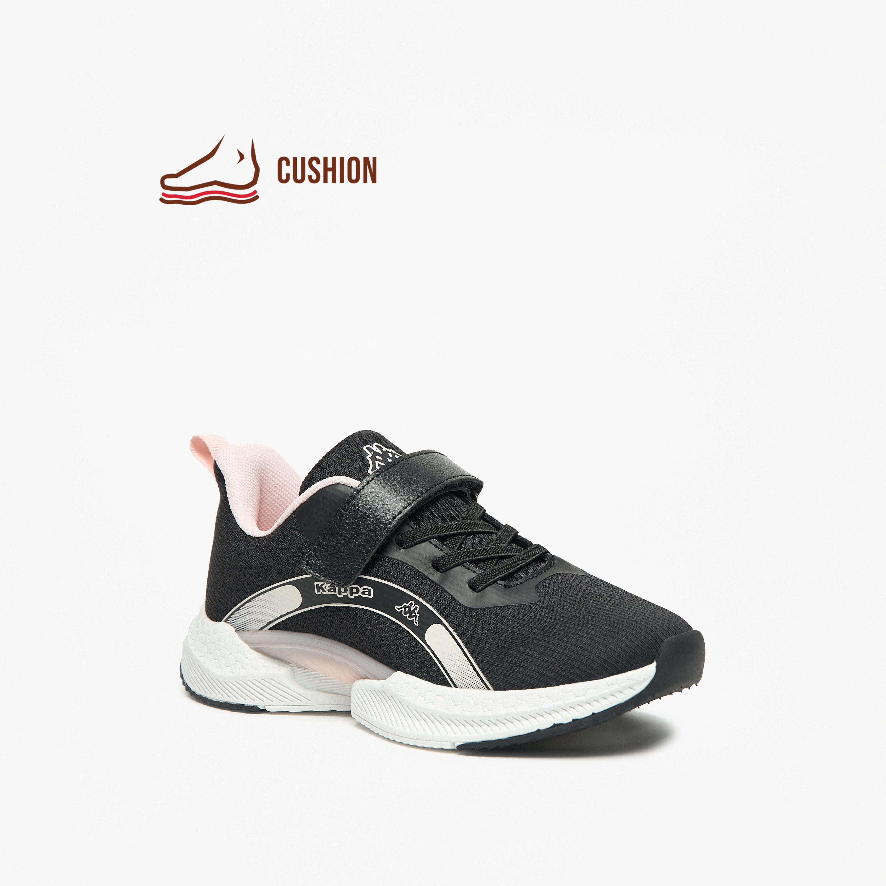 حذاء مشي بطبعات شعار وشريط إغلاق للبنات من كابا-girls-shoes-sneakers-image-1