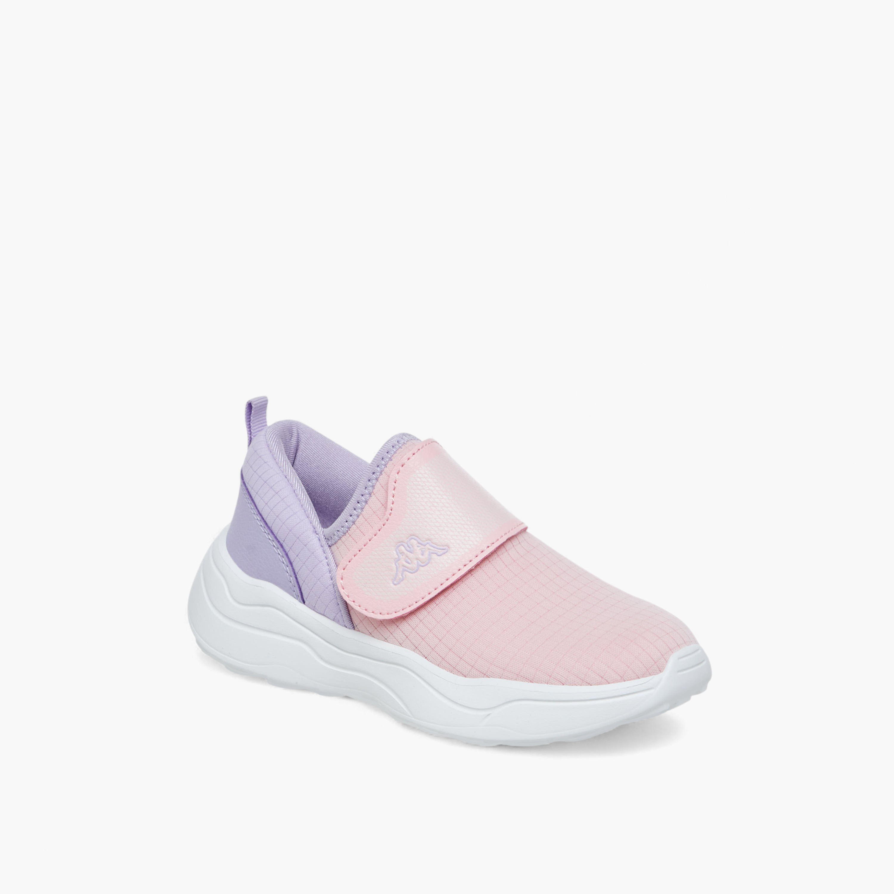 Kappa Girls Cnf Checked Slip-On Walking Shoes-girls-shoes-sports-image-2