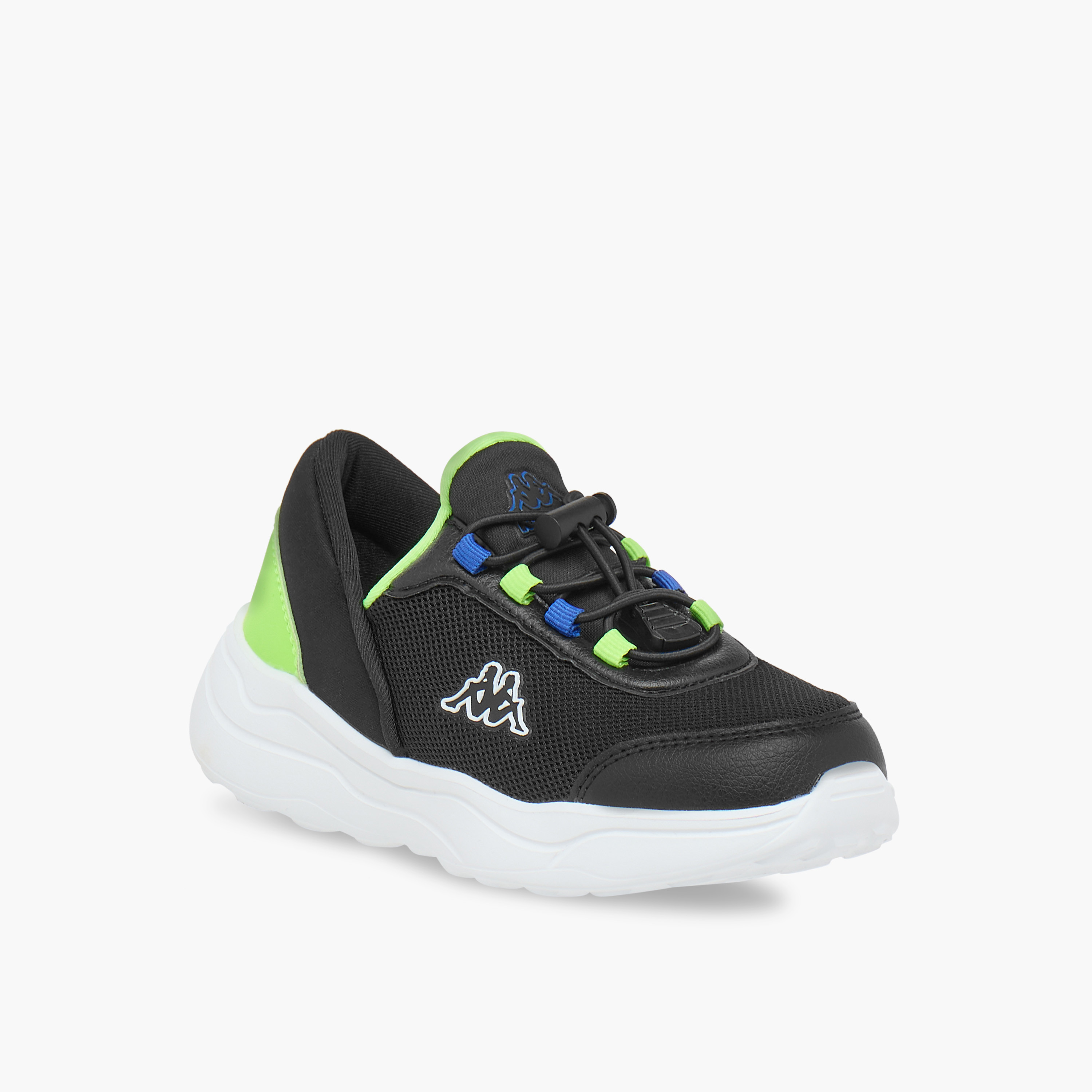 Kappa Kids Lace-Up Cushioned Sole Walking Shoes-sports-boys-shoes-image-2