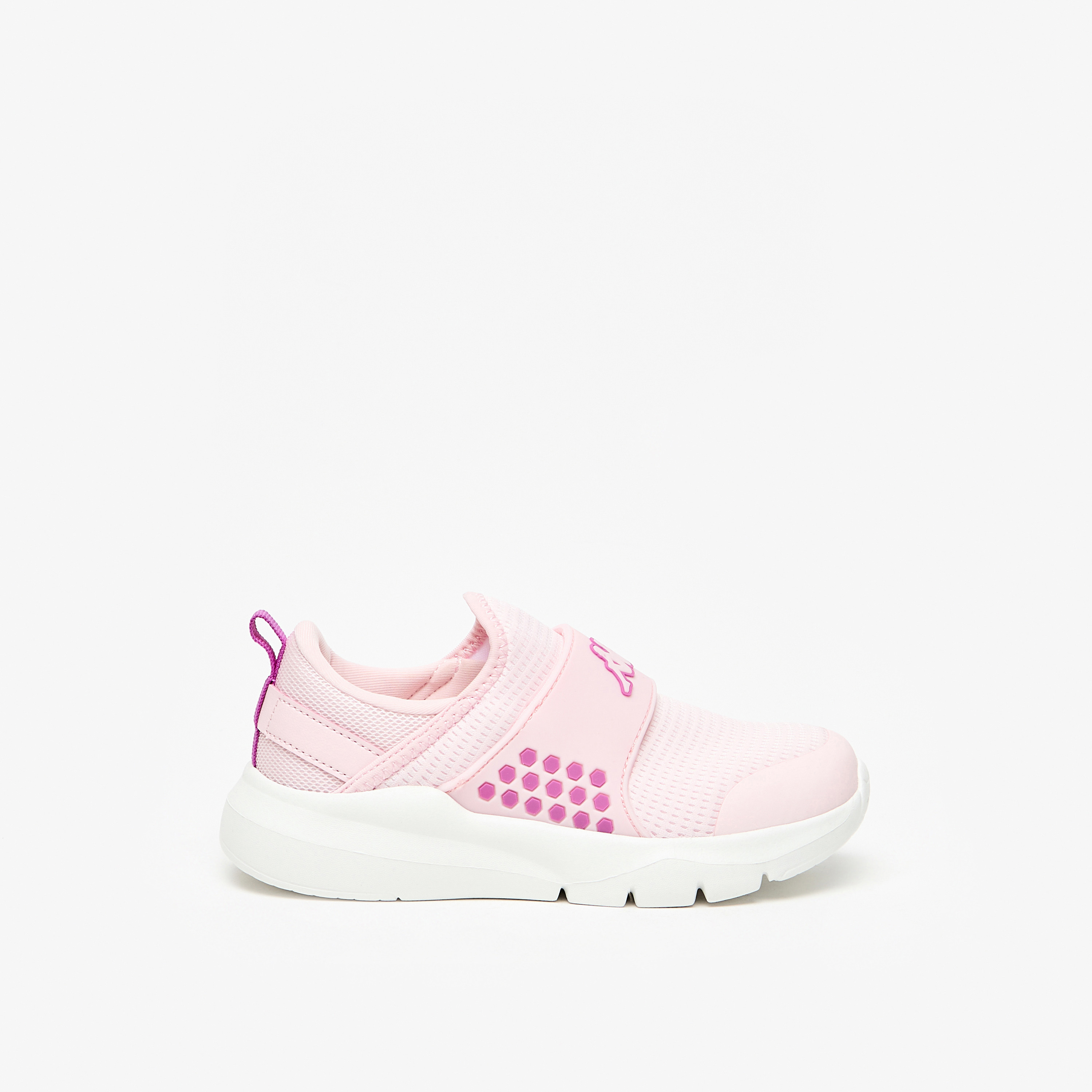 Kappa Girls' Textured Slip-On Sports Shoes with Cushioning-girls-shoes-sneakers-image-3