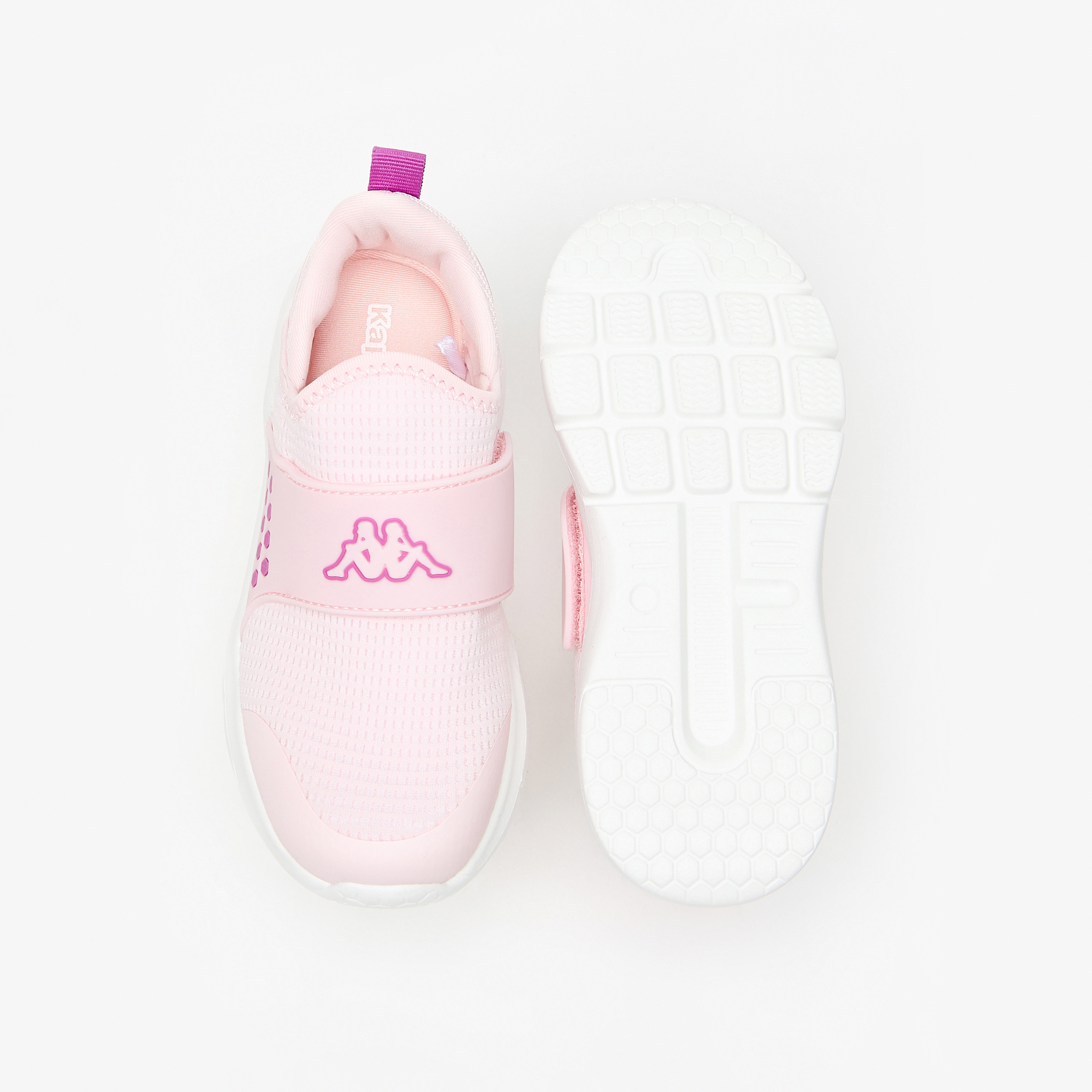 Kappa Girls' Textured Slip-On Sports Shoes with Cushioning-girls-shoes-sneakers-image-4