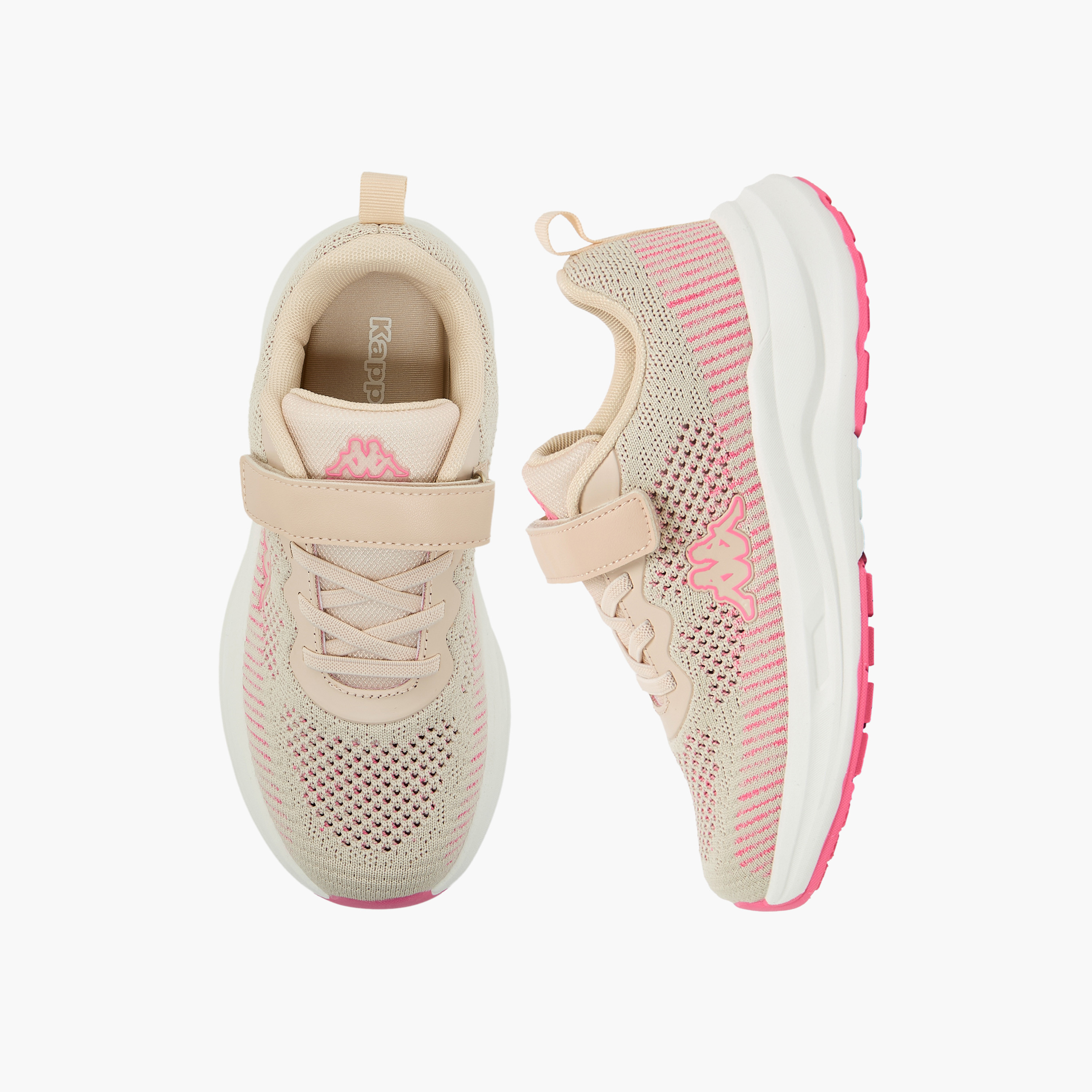 Kappa Girls Hook & Loop Sports Shoes-girls-shoes-sneakers-image-1