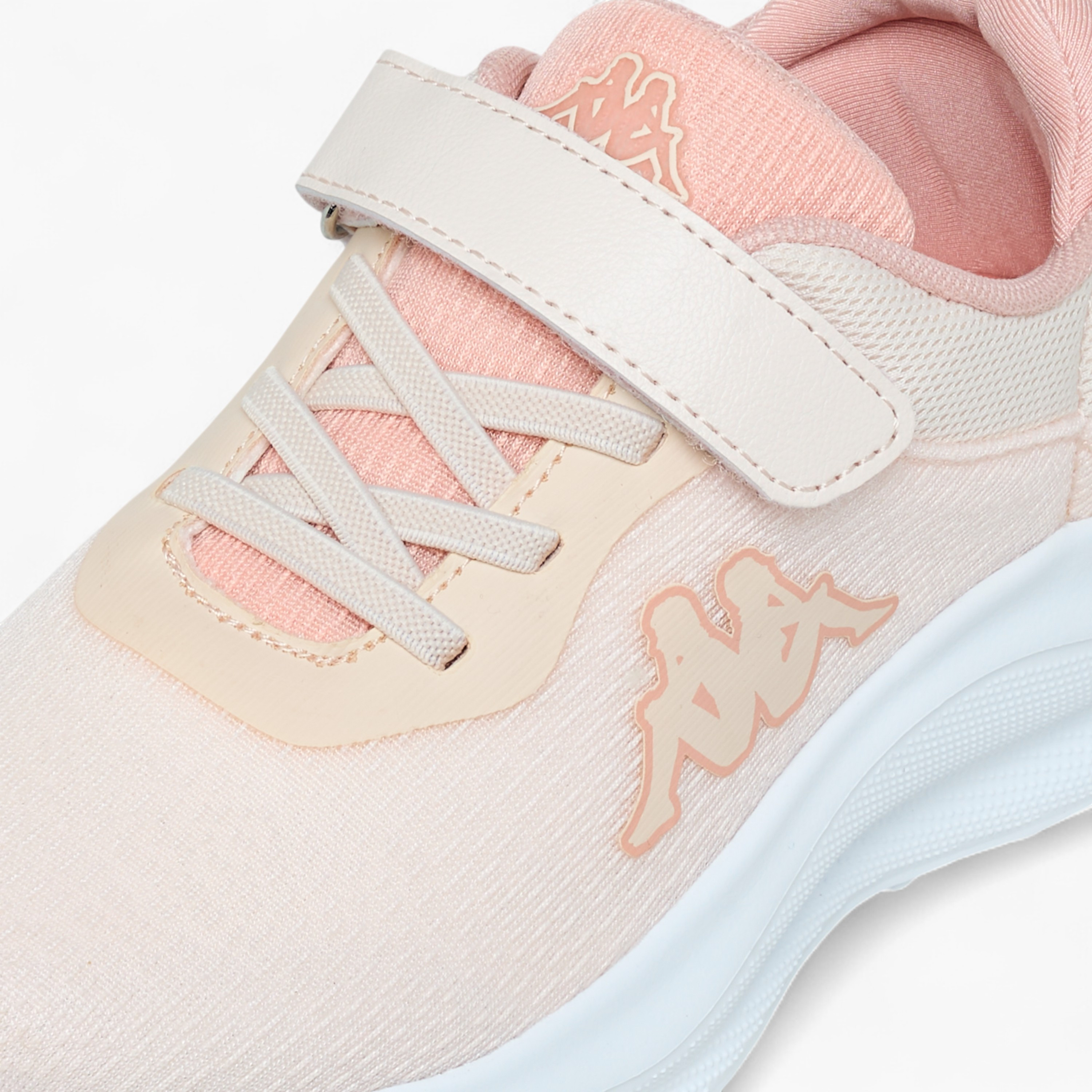 Kappa Girls Logo Print Hook & Loop Walking Shoes-girls-shoes-sneakers-image-4
