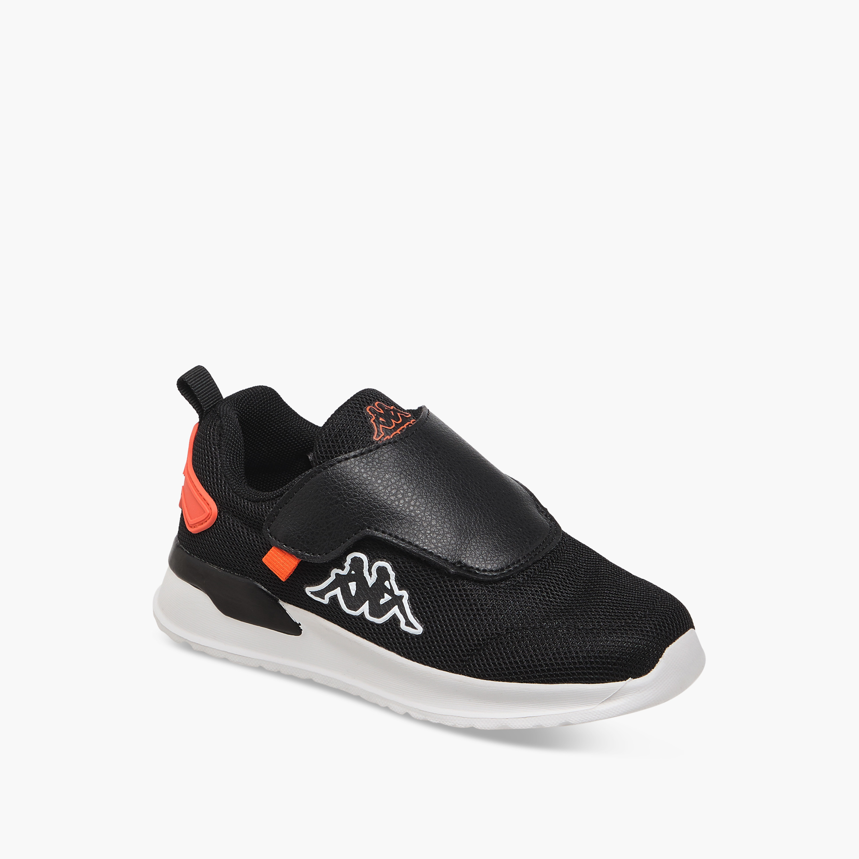 حذاء رياضي بتفاصيل شعار وشريط إغلاق للأولاد من كابا-sports-boys-shoes-image-2