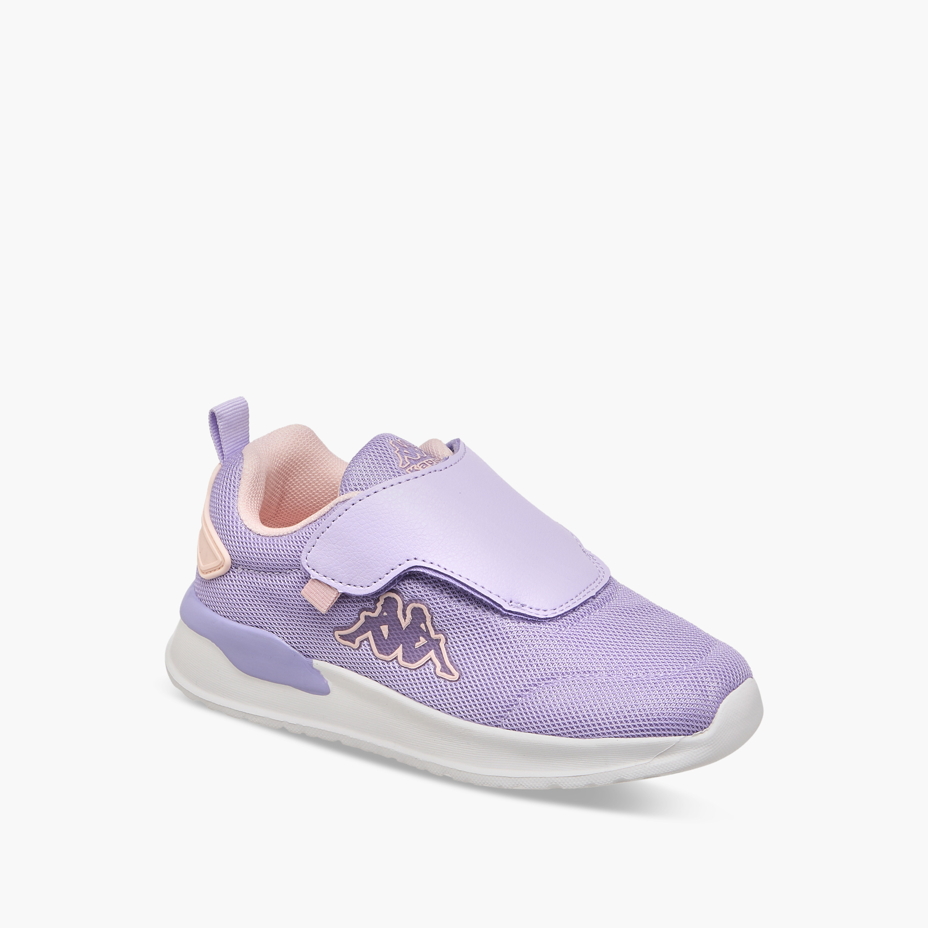 Kappa Girls' Pull Tab Detail Sports Shoes with Hook and Loop Closure-girls-shoes-sneakers-image-2
