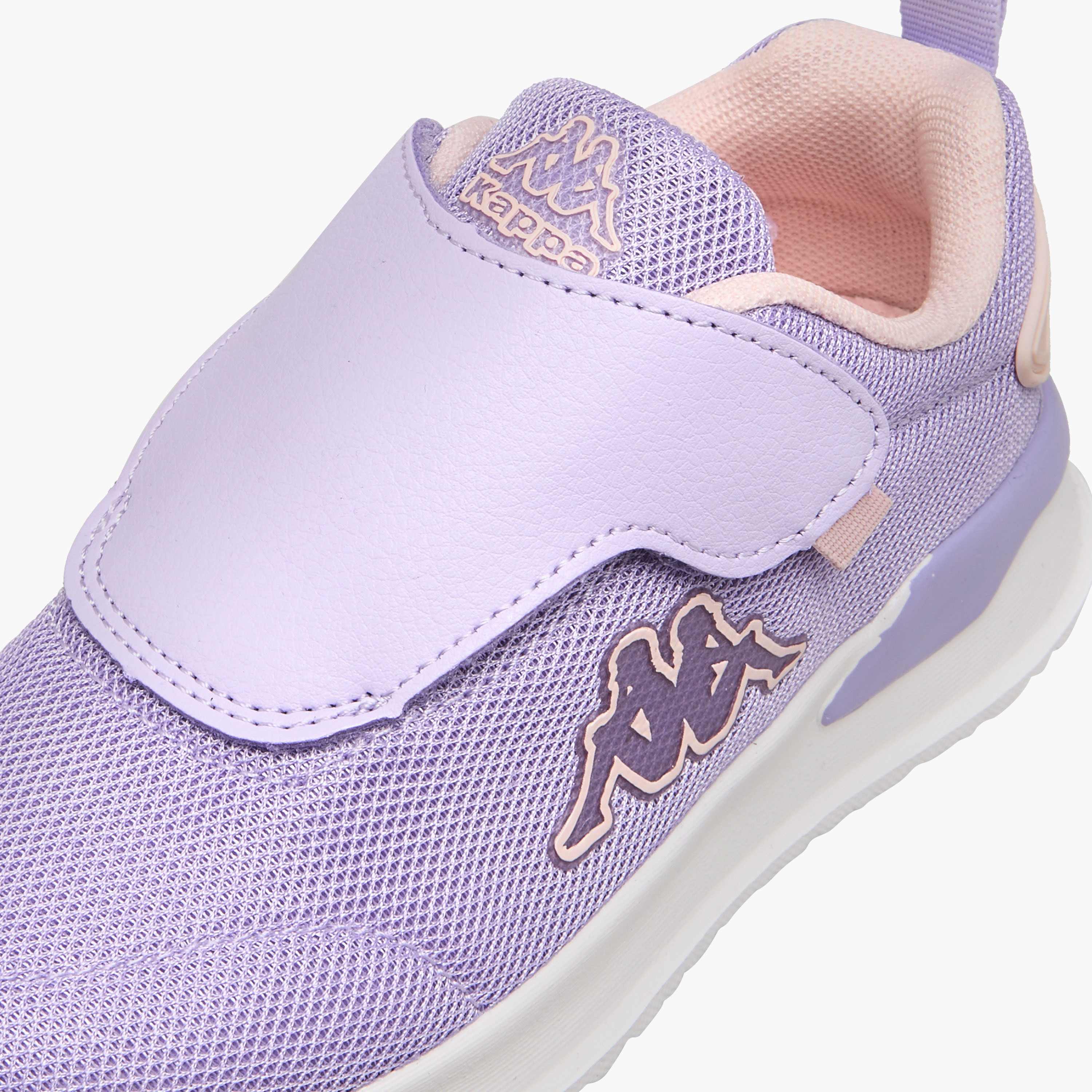 Kappa Girls' Pull Tab Detail Sports Shoes with Hook and Loop Closure-girls-shoes-sneakers-image-4