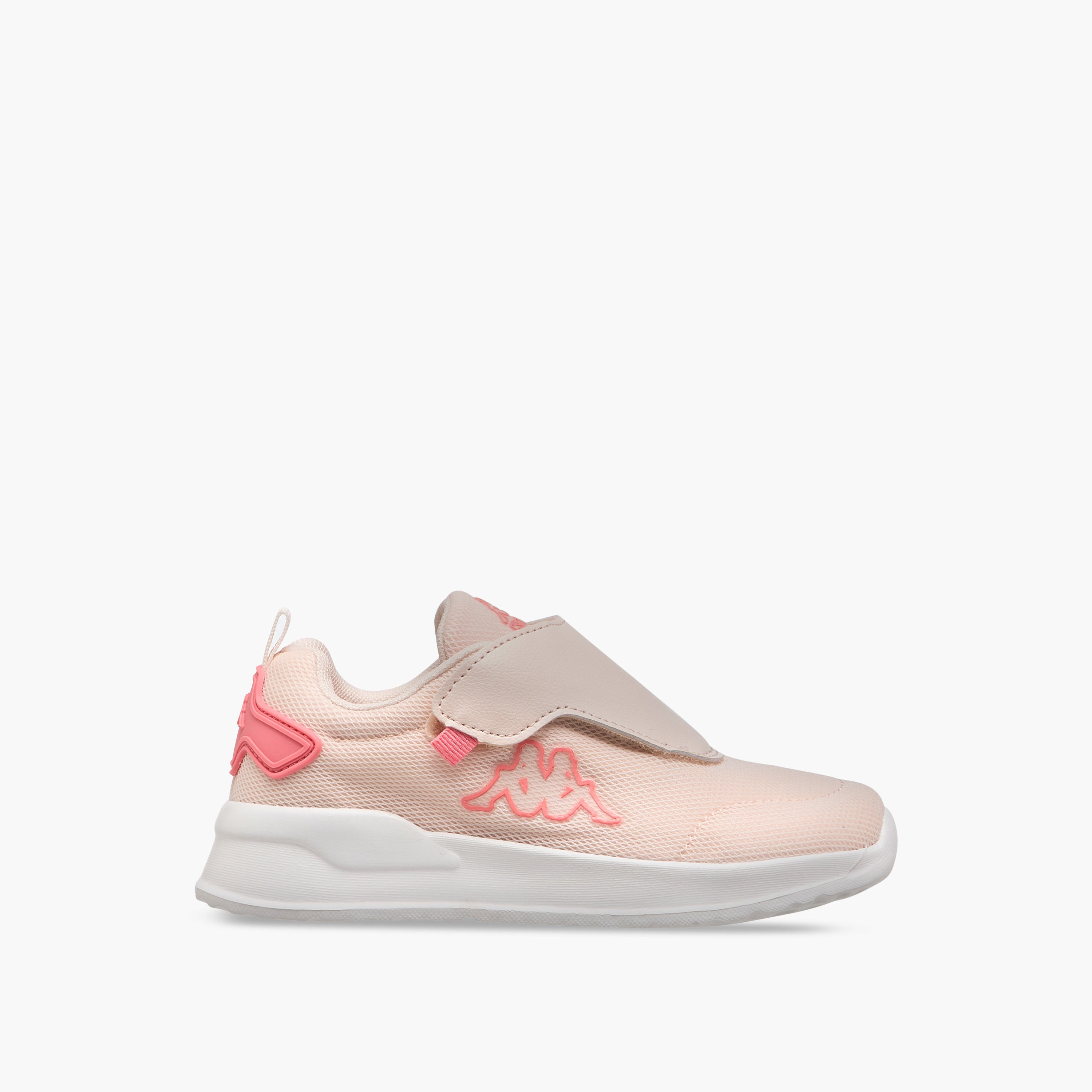 Kappa Girls' Pull Tab Detail Sports Shoes with Hook and Loop Closure-girls-shoes-sneakers-image-3