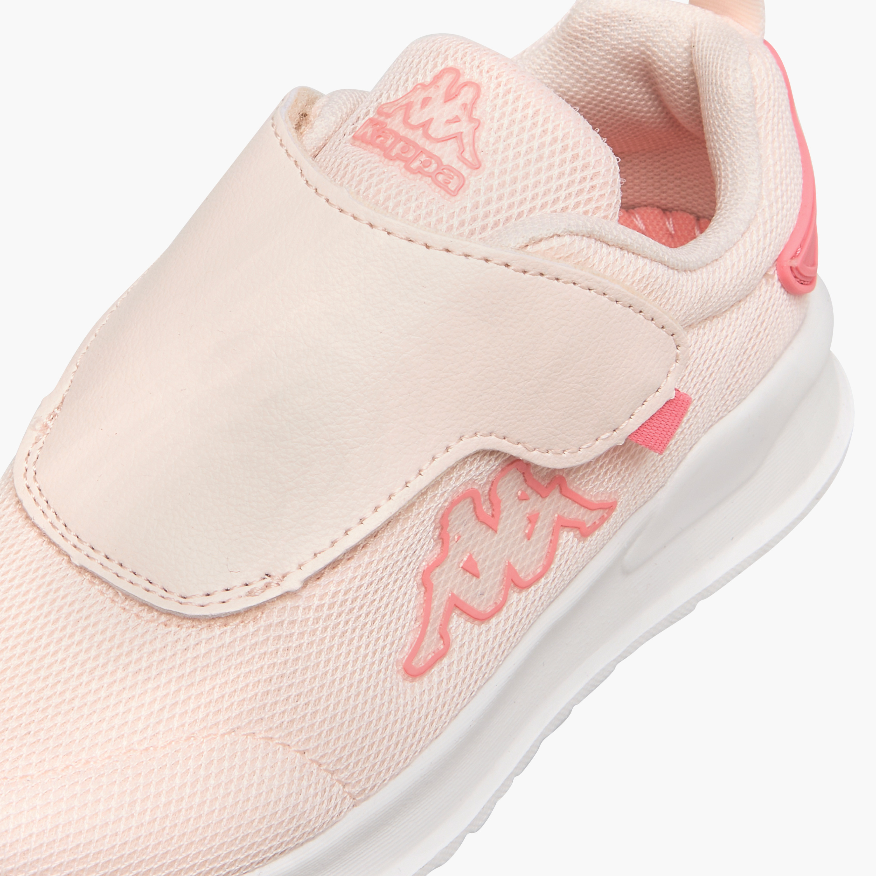 Kappa Girls' Pull Tab Detail Sports Shoes with Hook and Loop Closure-girls-shoes-sneakers-image-4