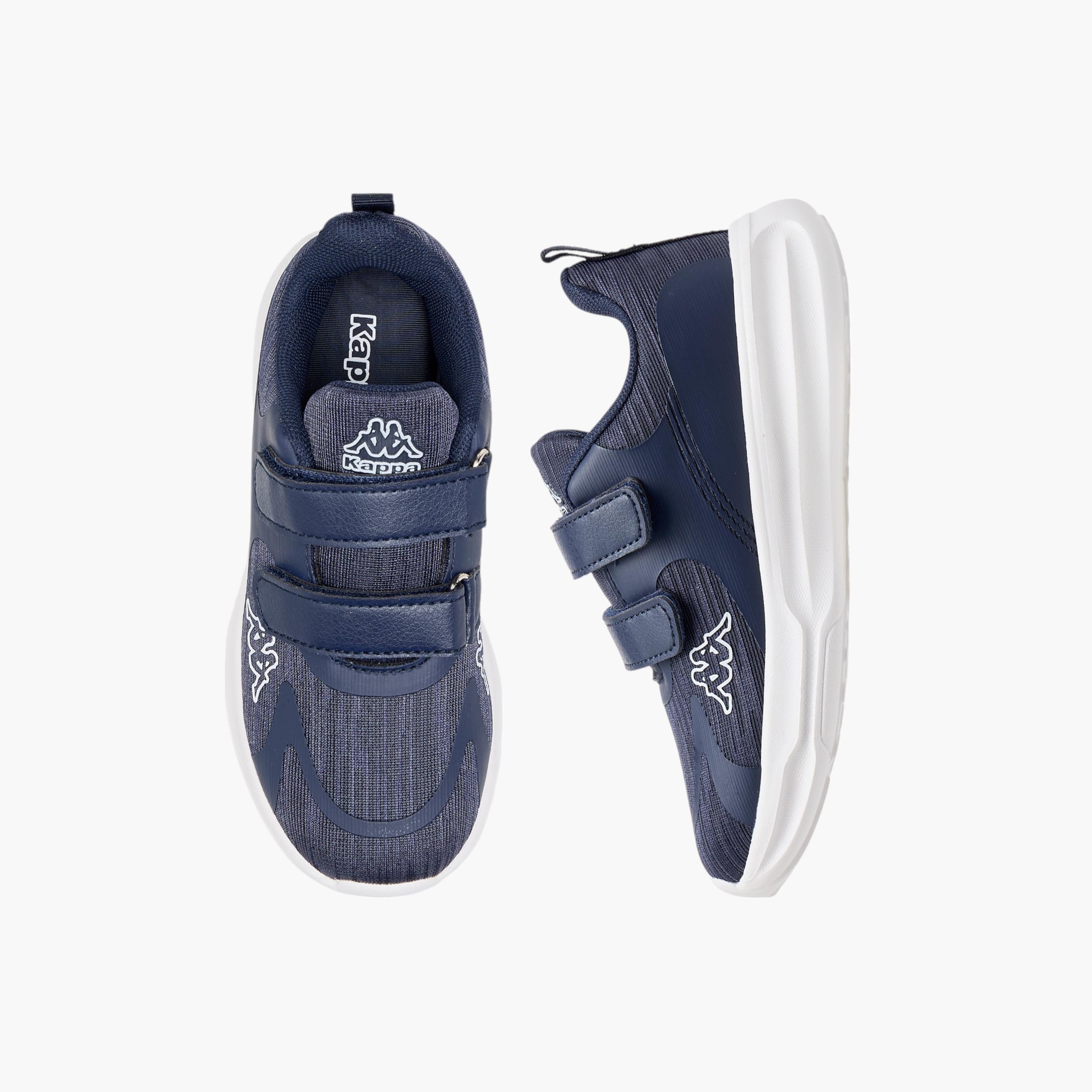 Kappa Kids' Pull Tab Detail Sports Shoes with Hook and Loop Closure-sports-boys-shoes-image-1