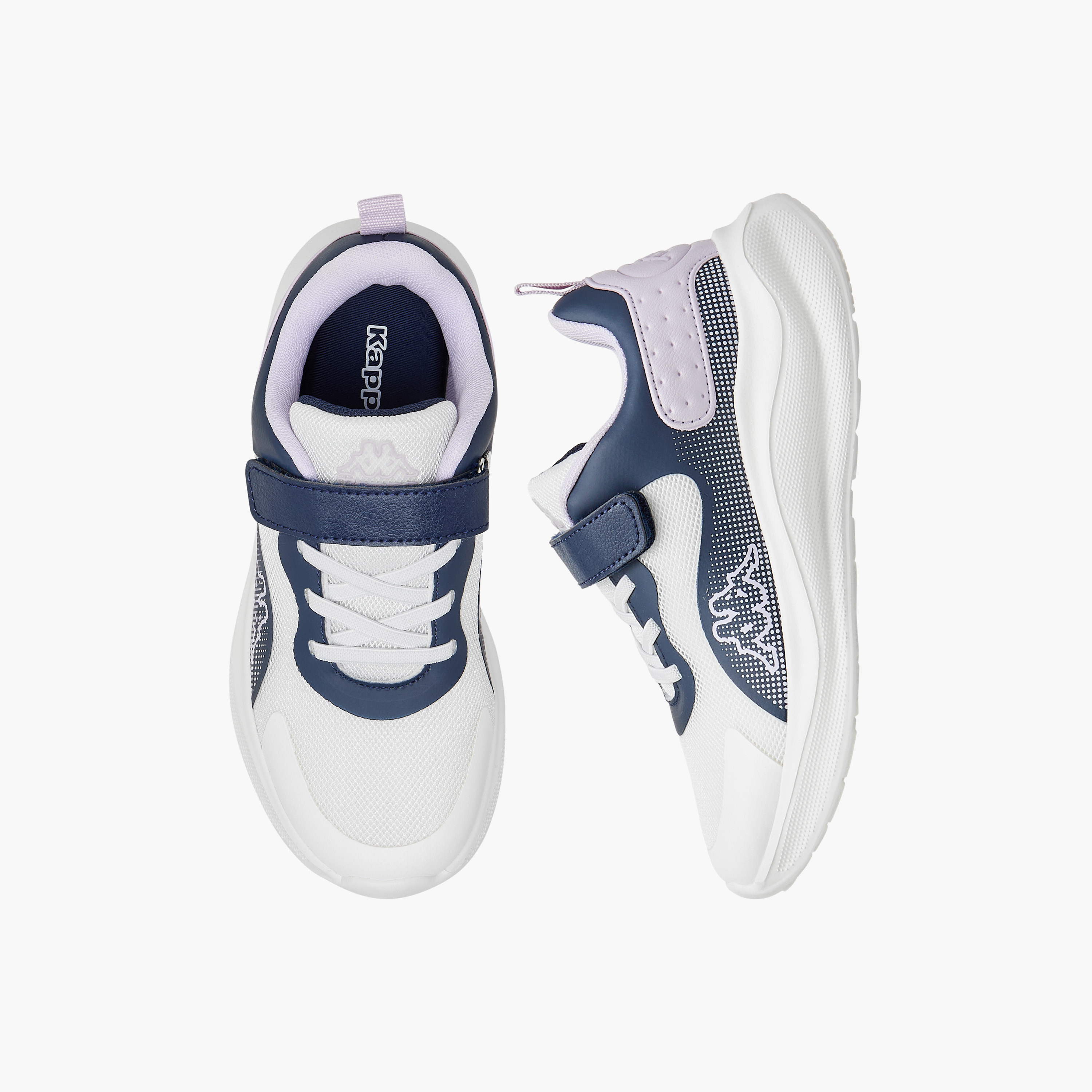 Kappa Girls Panelled Hook & Loop Walking Shoes-girls-shoes-sports-image-1