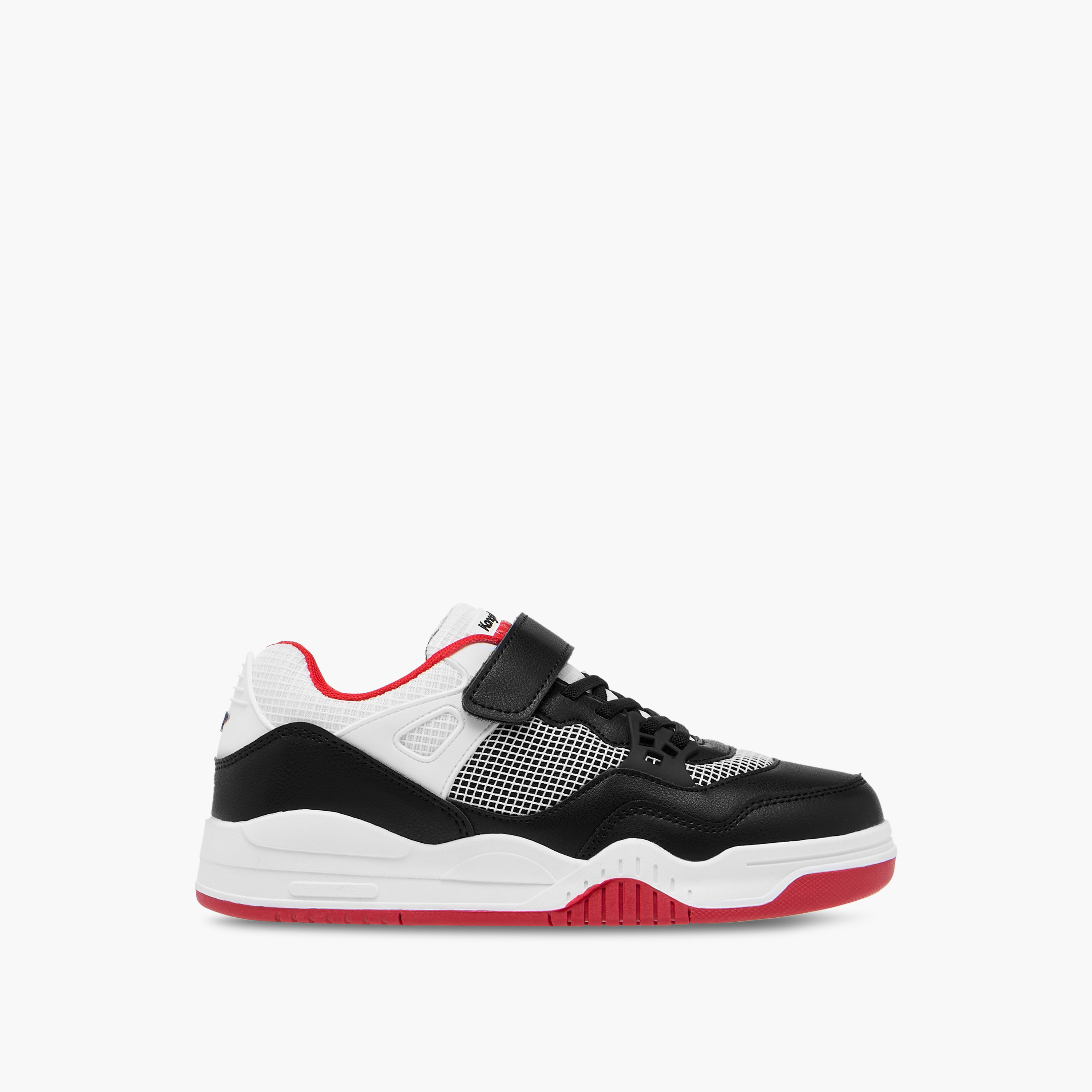 KangaROOS Kids' Panelled Sneakers with Hook and Loop Closure-girls-shoes-sneakers-image-3