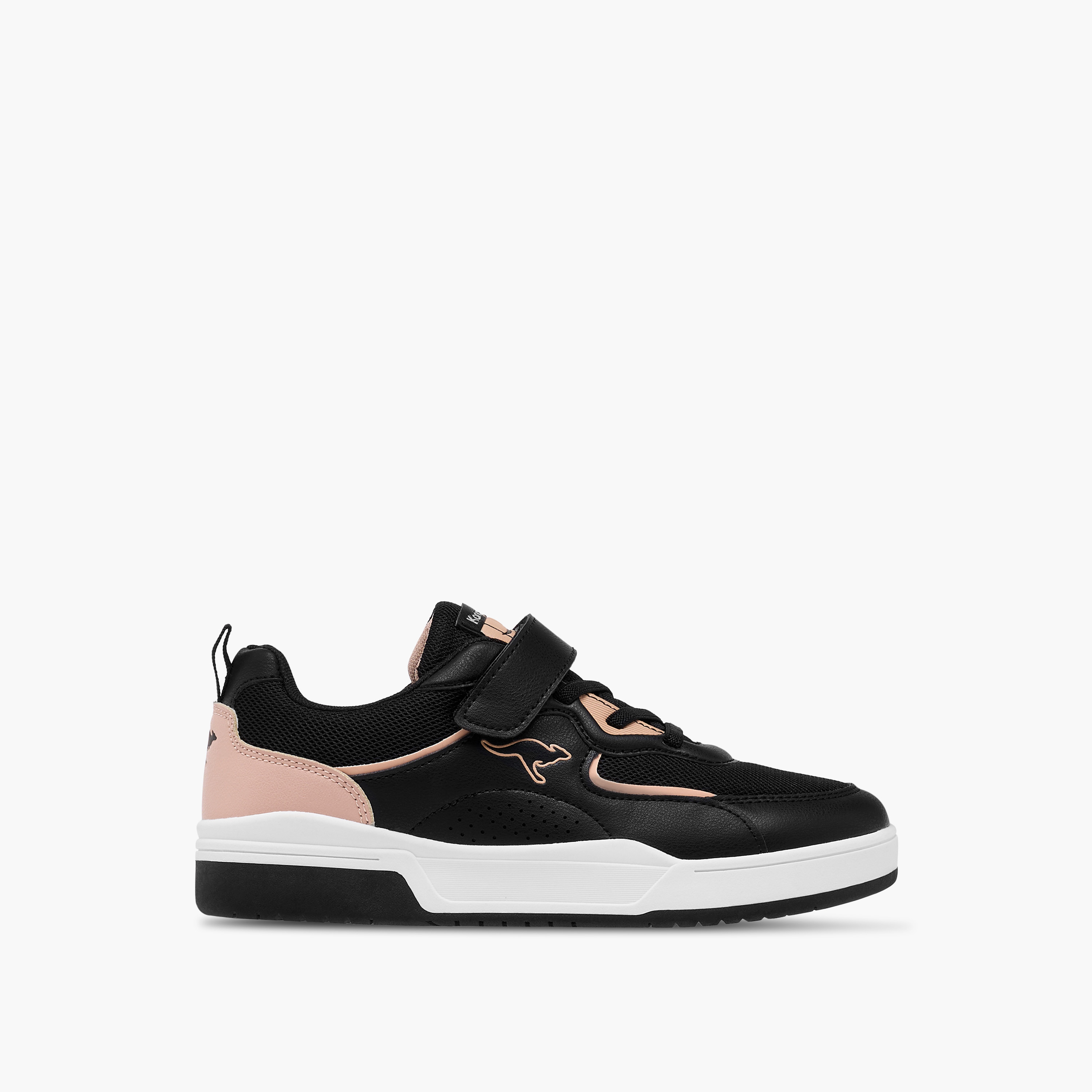 KangaROOS Boys' Colourblock Sneakers with Hook and Loop Closure-girls-shoes-sneakers-image-3