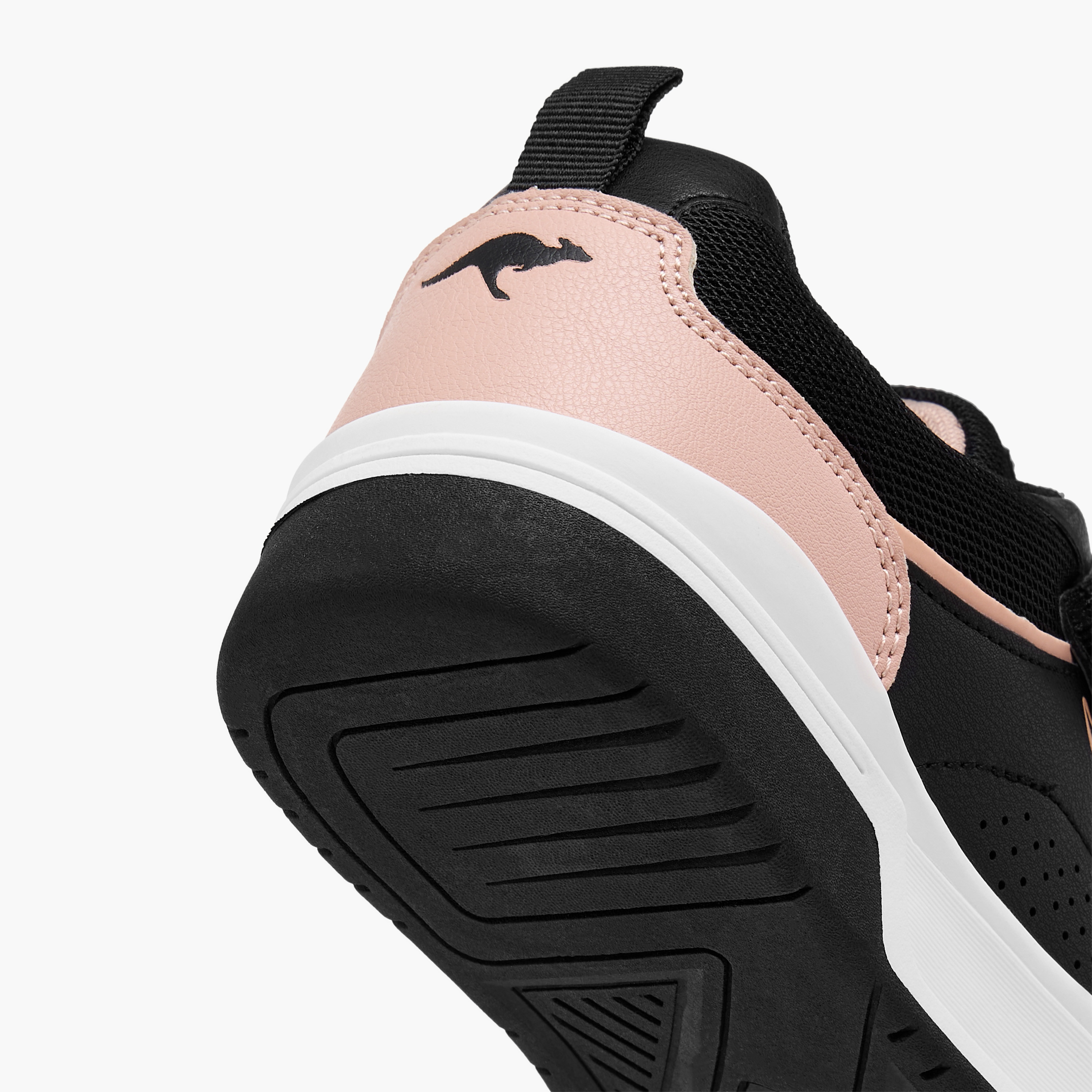 KangaROOS Boys' Colourblock Sneakers with Hook and Loop Closure-girls-shoes-sneakers-image-5