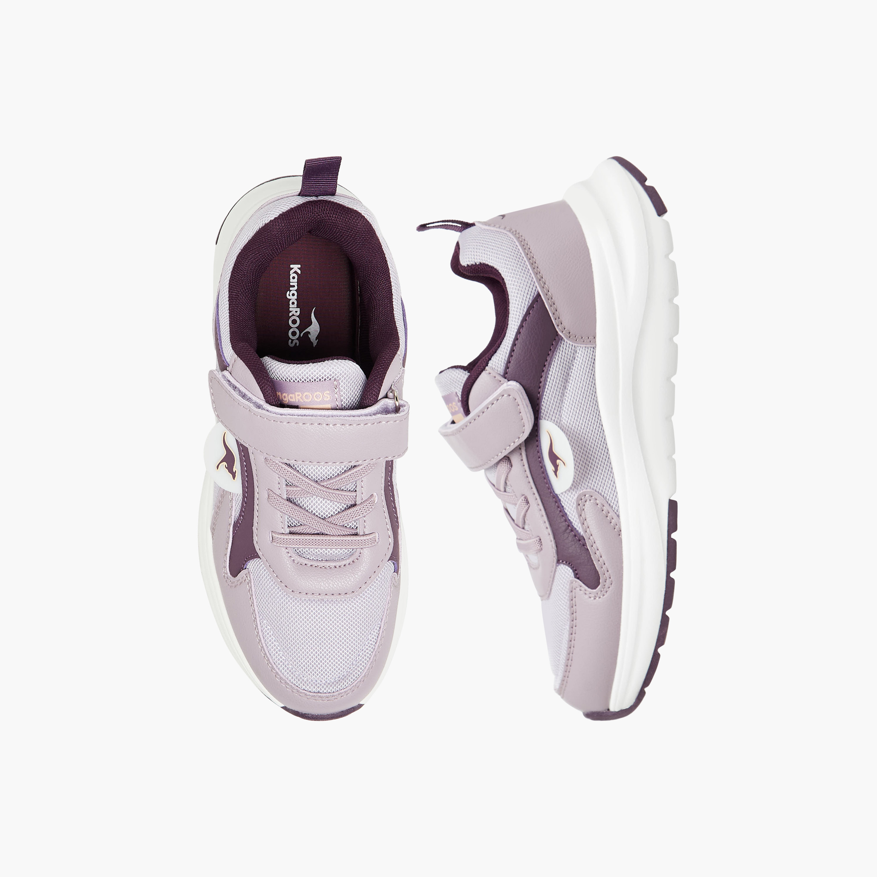 Kangaroos Girls Hook & Loop Walking Shoes-girls-shoes-sports-image-1