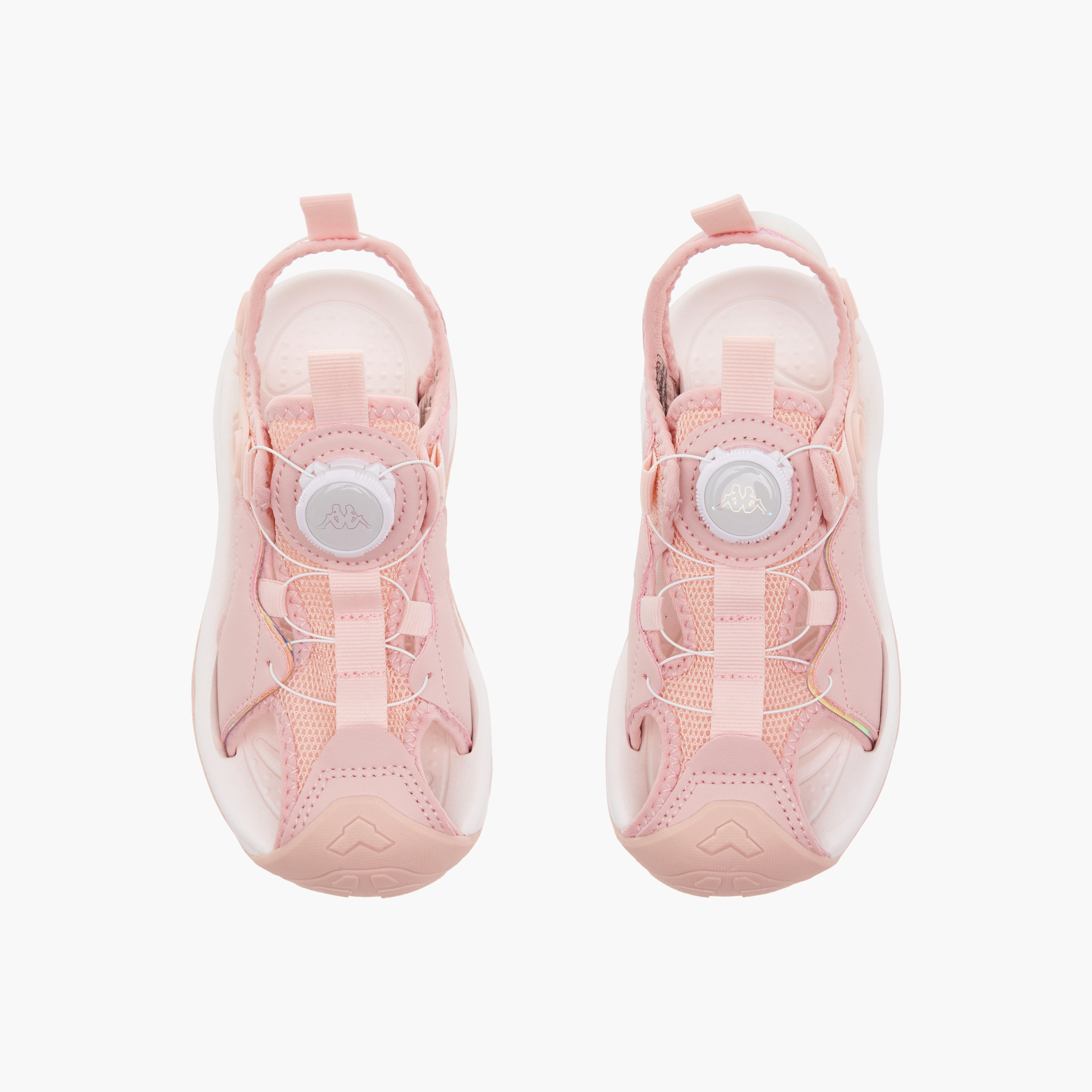 Kappa Girls' Textured Sandals with Rotating Buckle Closure-girls-shoes-sandals-image-1