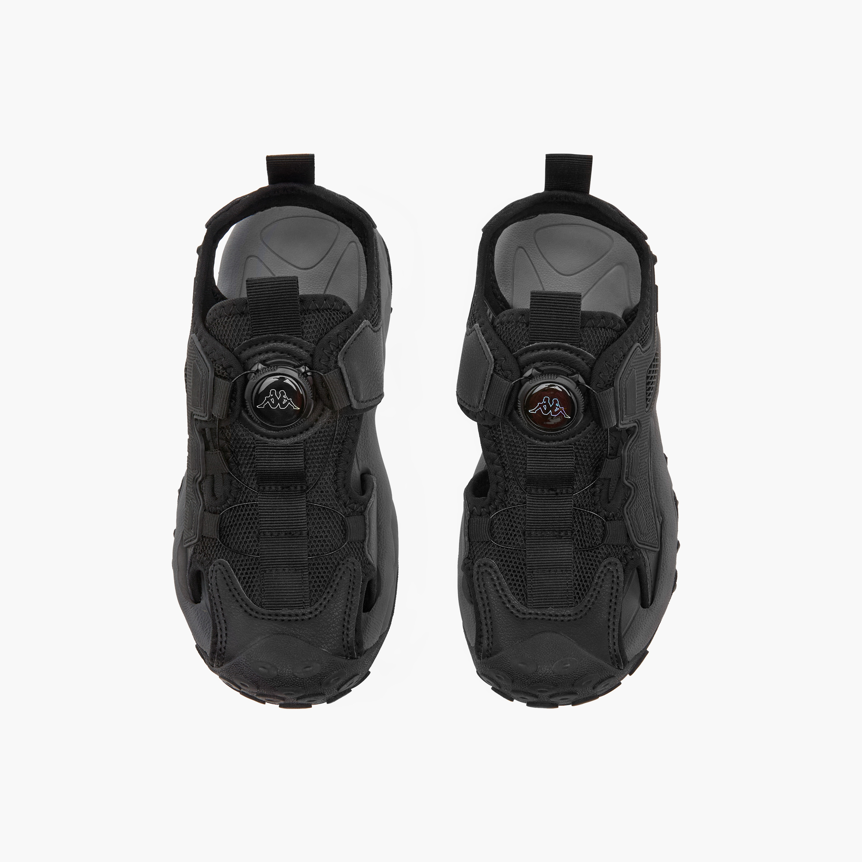 صندل بارز الملمس بإبزيم إغلاق دوّار للأولاد من كابا-boys-shoes-sandals-image-1