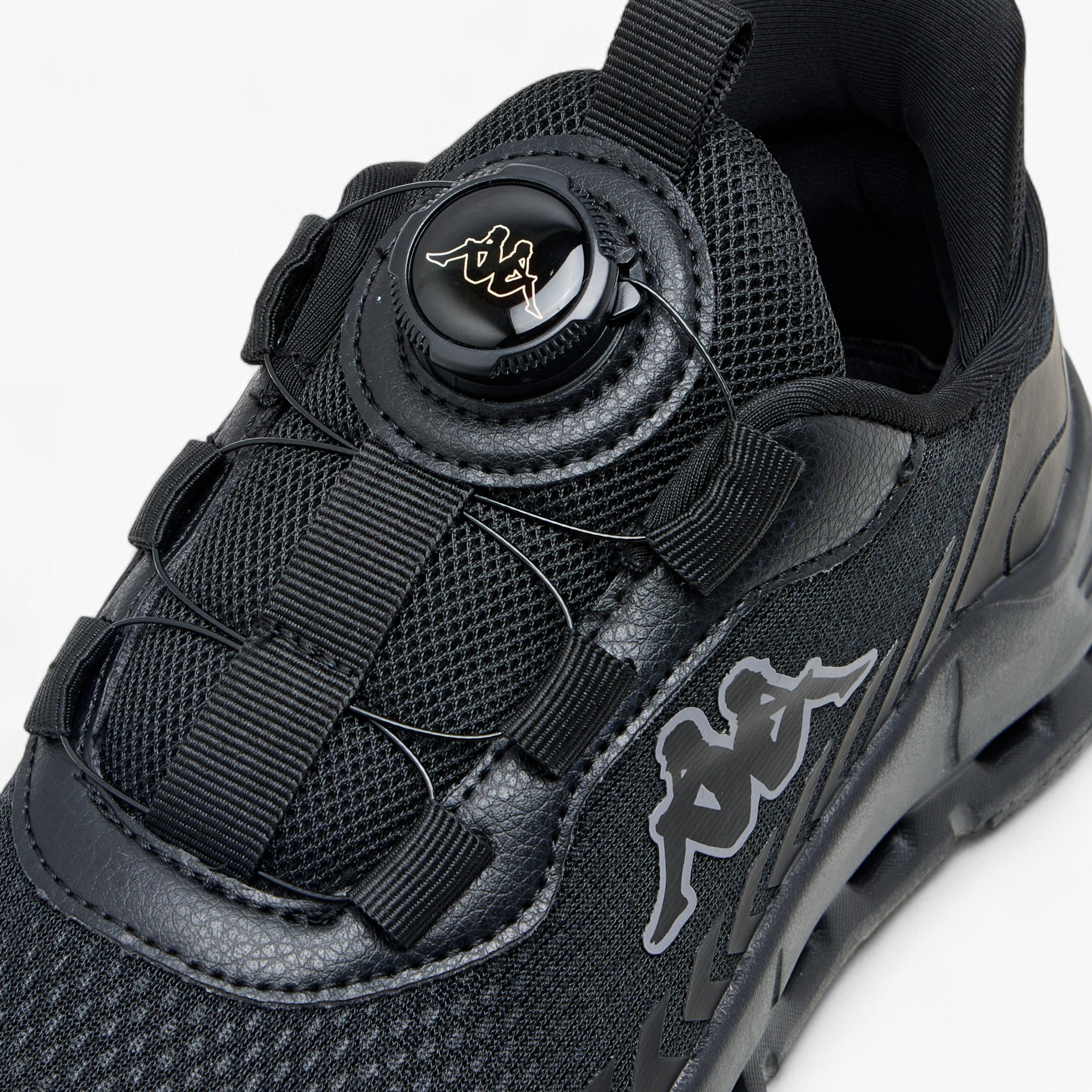 Kappa Kids Drawstring Cushioned Sole Walking Shoes-boys-shoes-sneakers-image-4