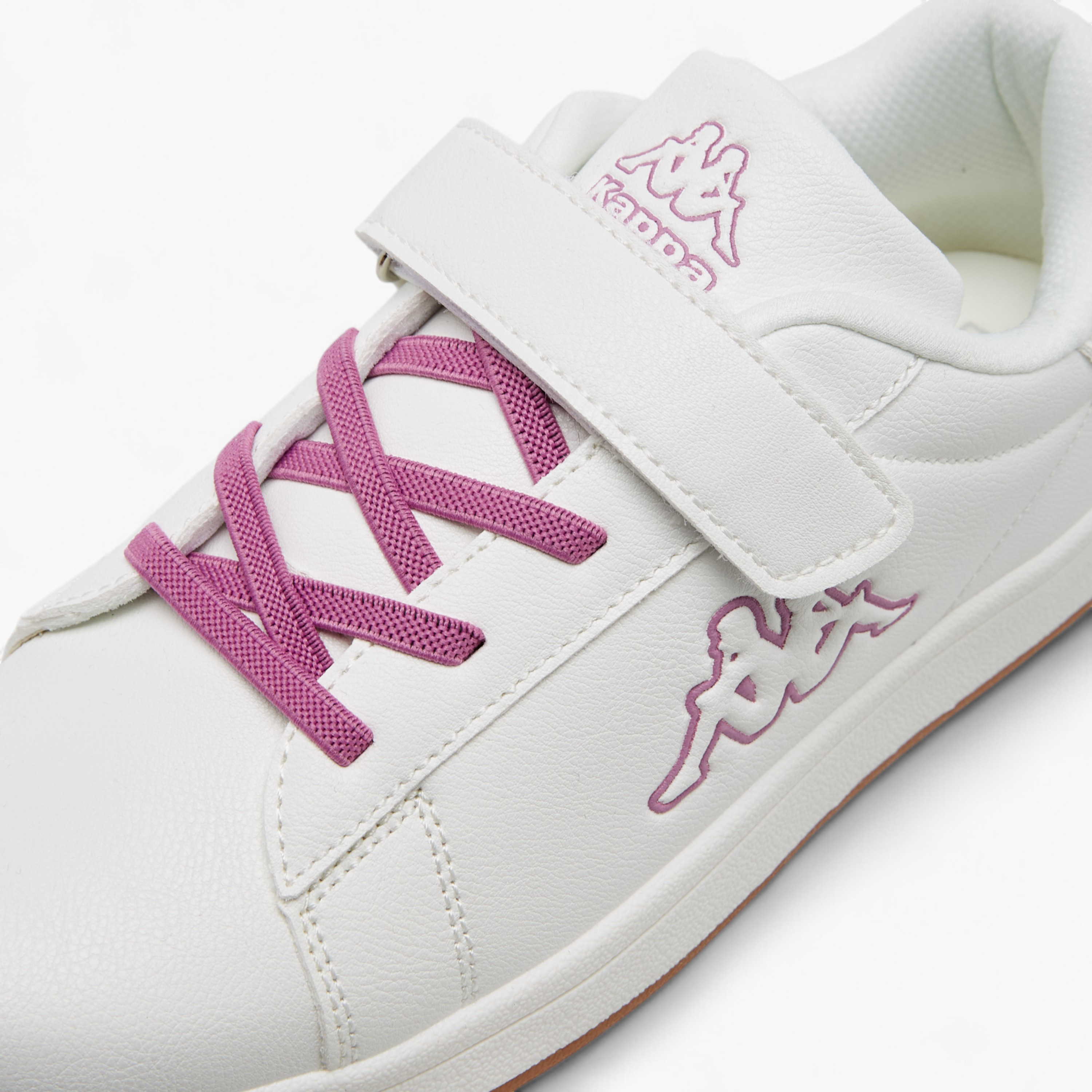 Kappa Girls Logo Embossed Hook & Loop Walking Shoes-girls-shoes-sneakers-image-4