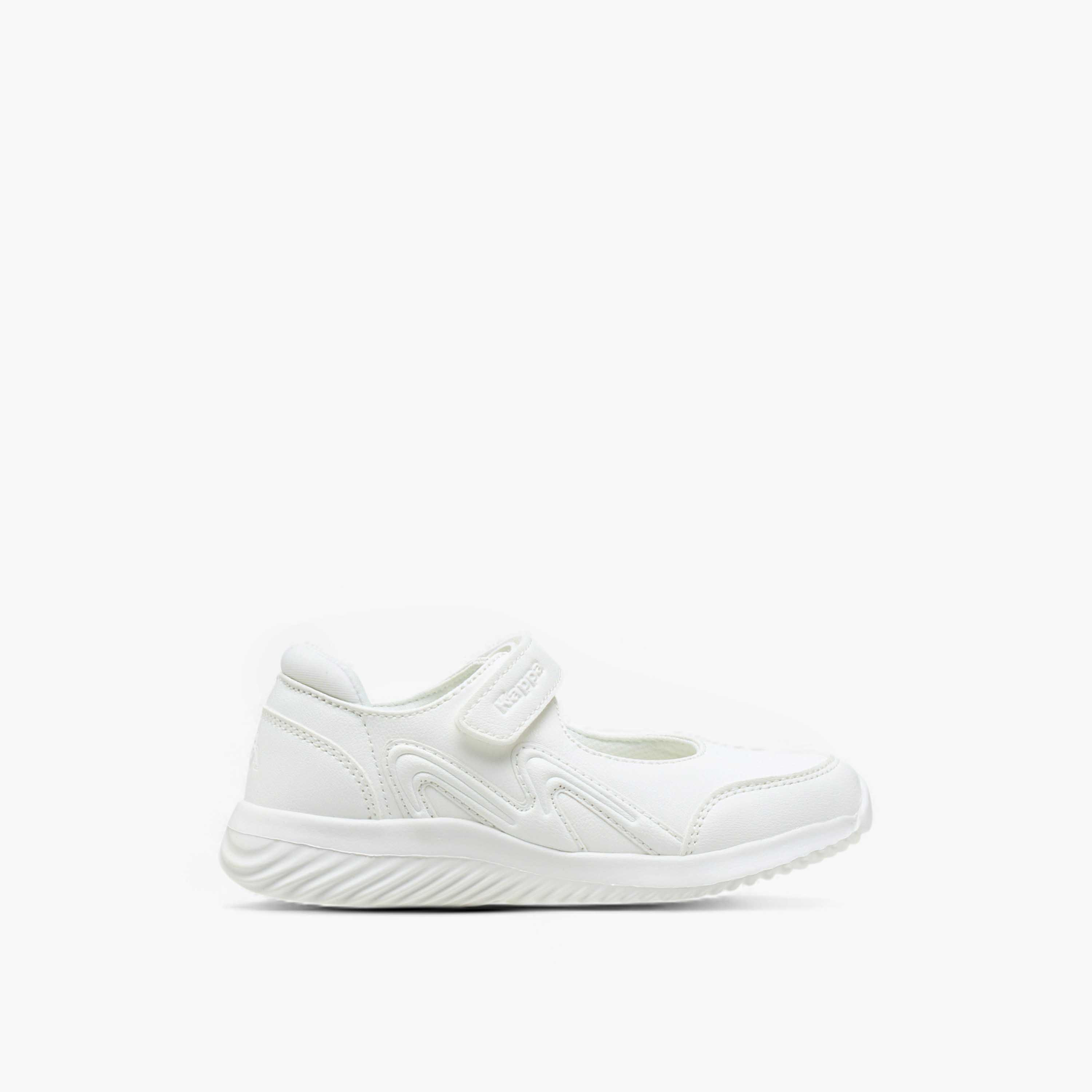 Kappa Girls' Panelled Mary Jane School Shoes with Hook and Loop Closure-girls-shoes-maryjanes-image-3