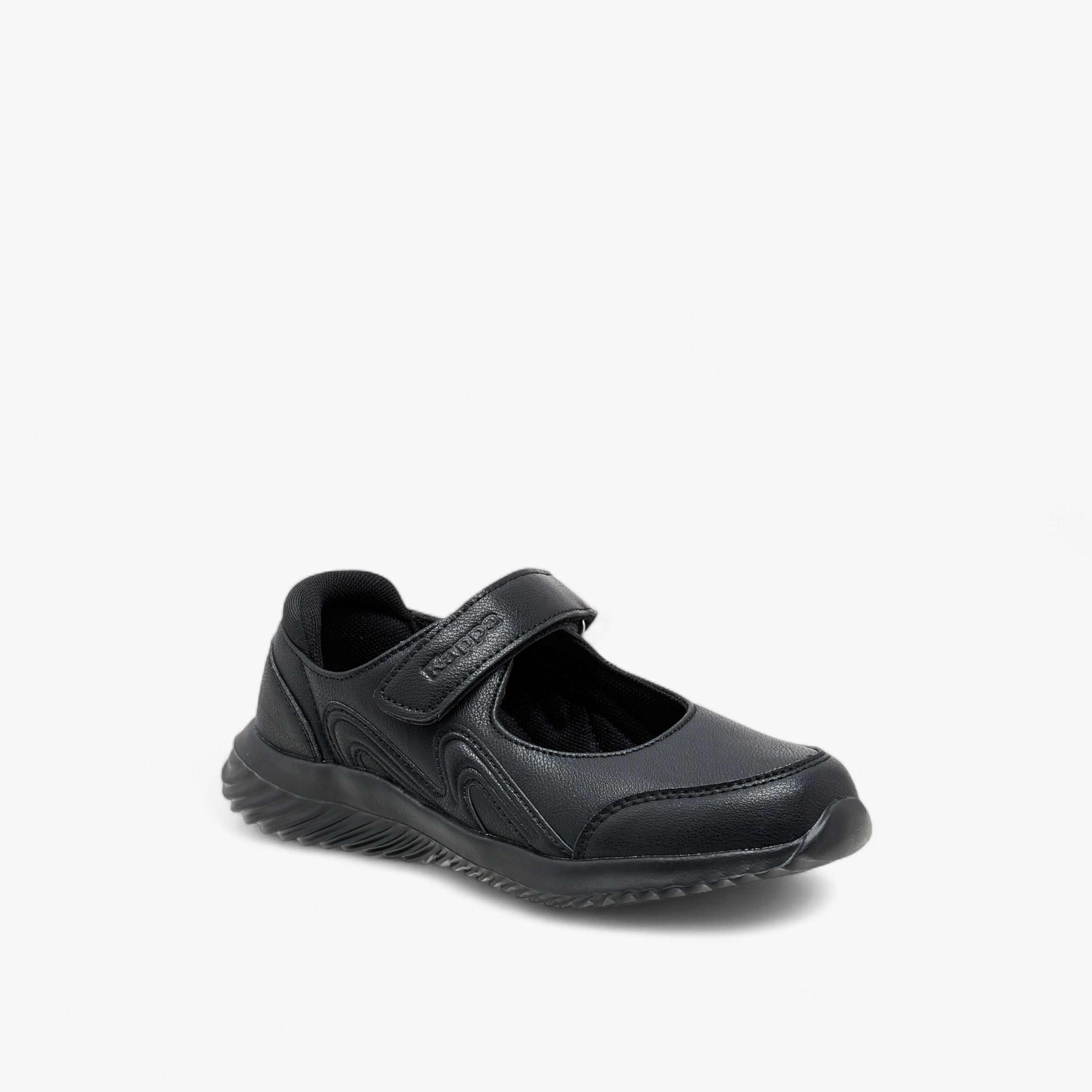 Kappa Girls' Textured School Shoes with Hook and Loop Closure-girls-shoes-schoolshoes-image-2