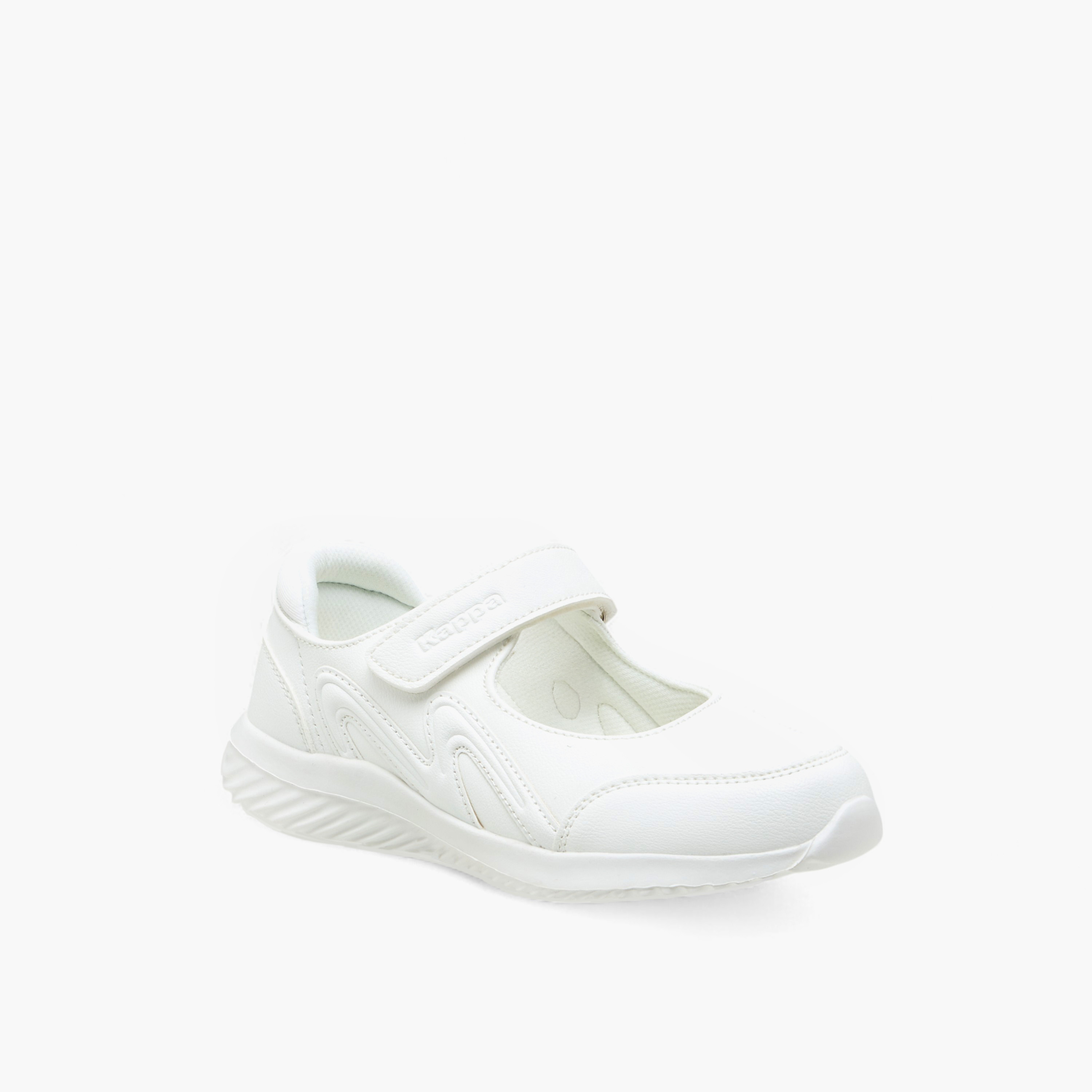 Kappa Girls' Textured School Shoes with Hook and Loop Closure-girls-shoes-schoolshoes-image-2