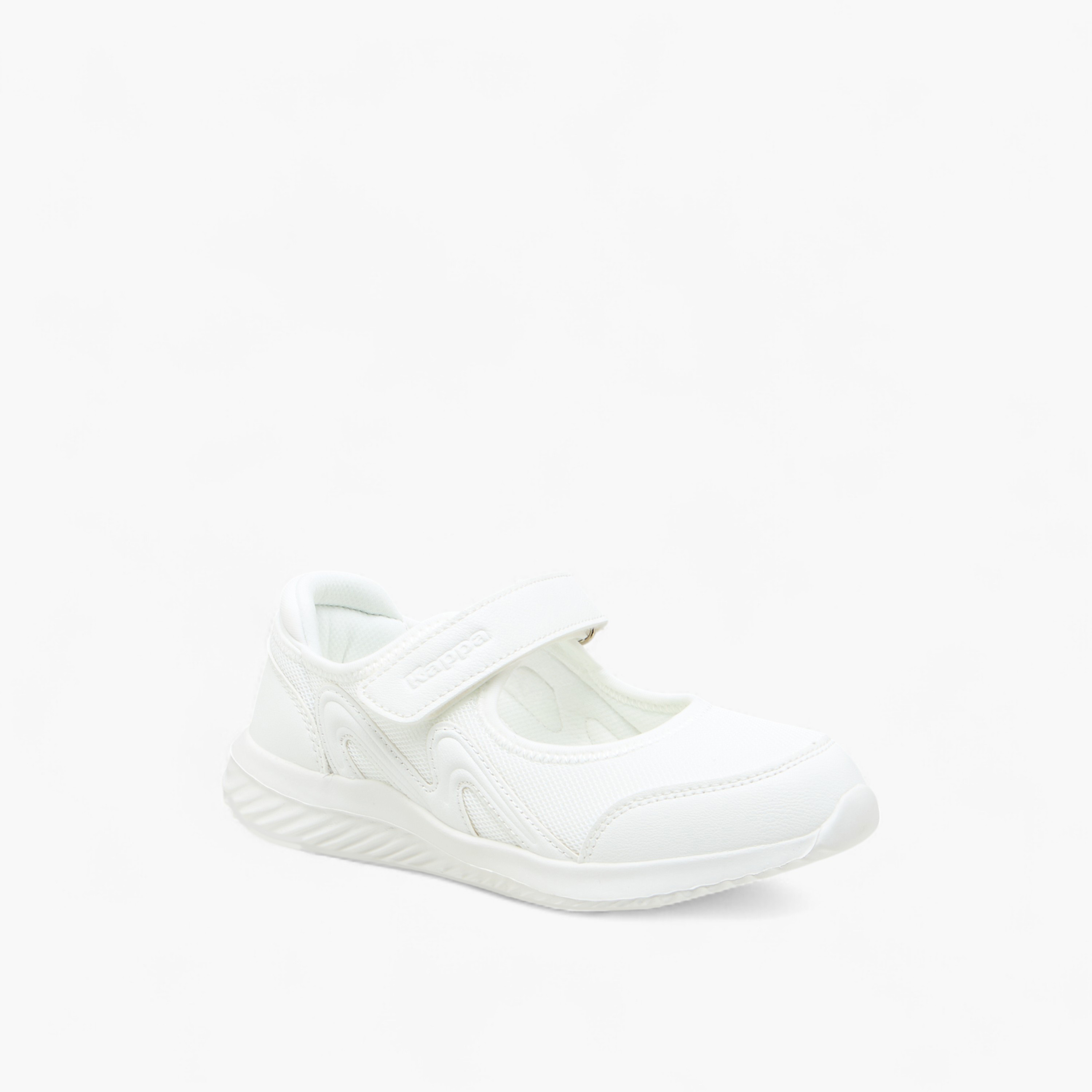 Kappa Girls' Textured School Shoes with Hook and Loop Closure-girls-shoes-schoolshoes-image-2