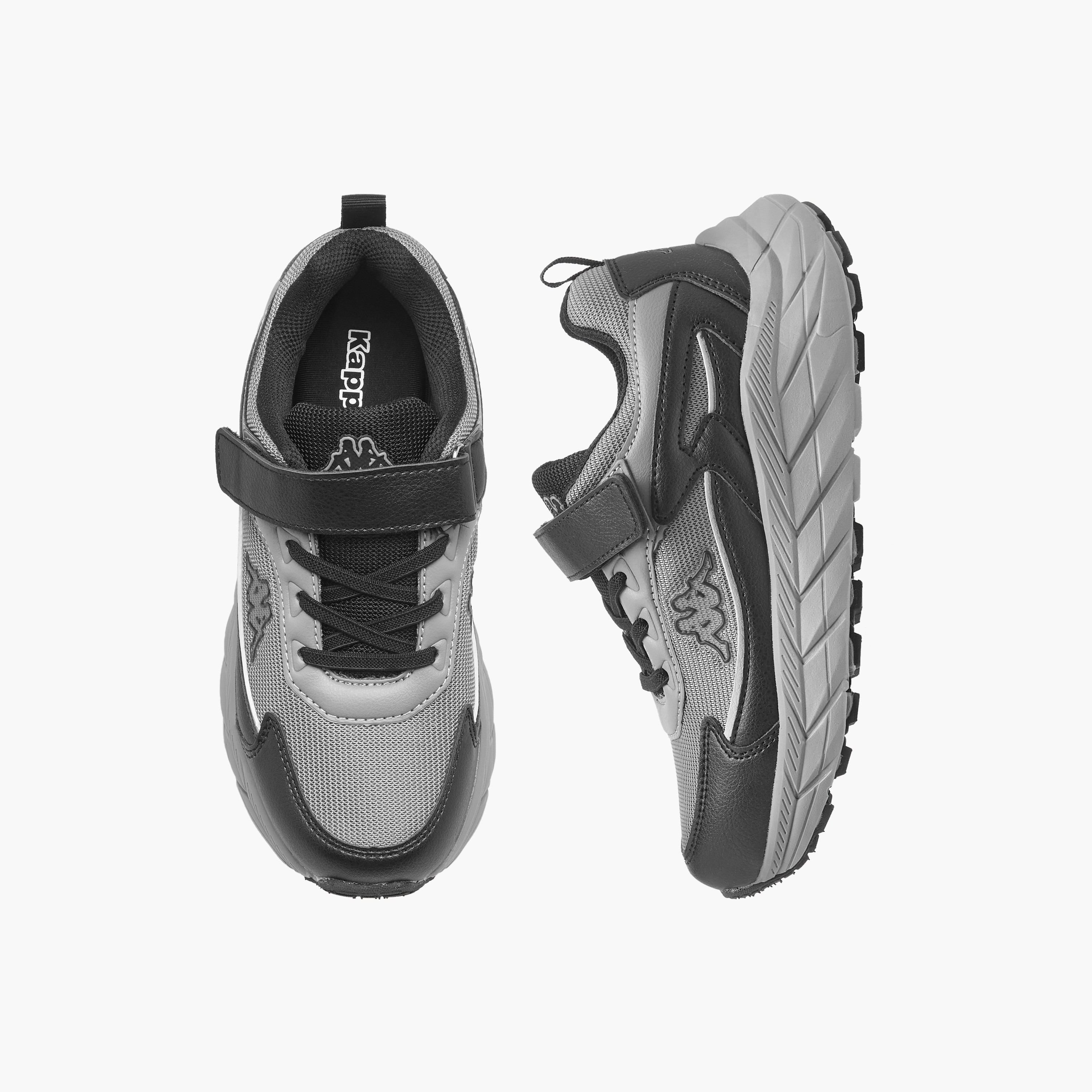 Kappa Kids Hook & Loop Cushioned Sole Walking Shoes-sports-boys-shoes-image-1