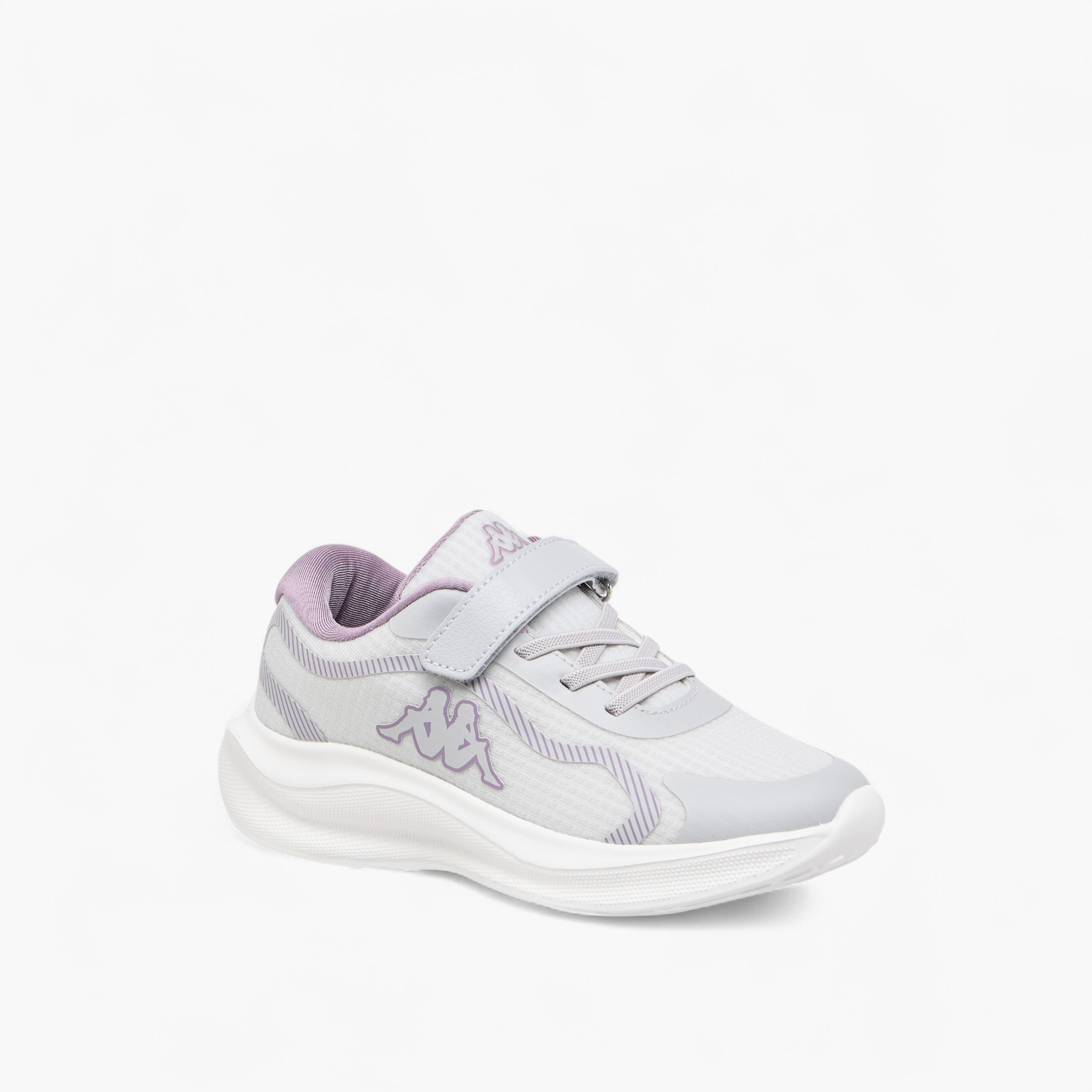 Kappa Girls' Textured Sports Shoes with Hook and Loop Closure-girls-shoes-sneakers-image-2