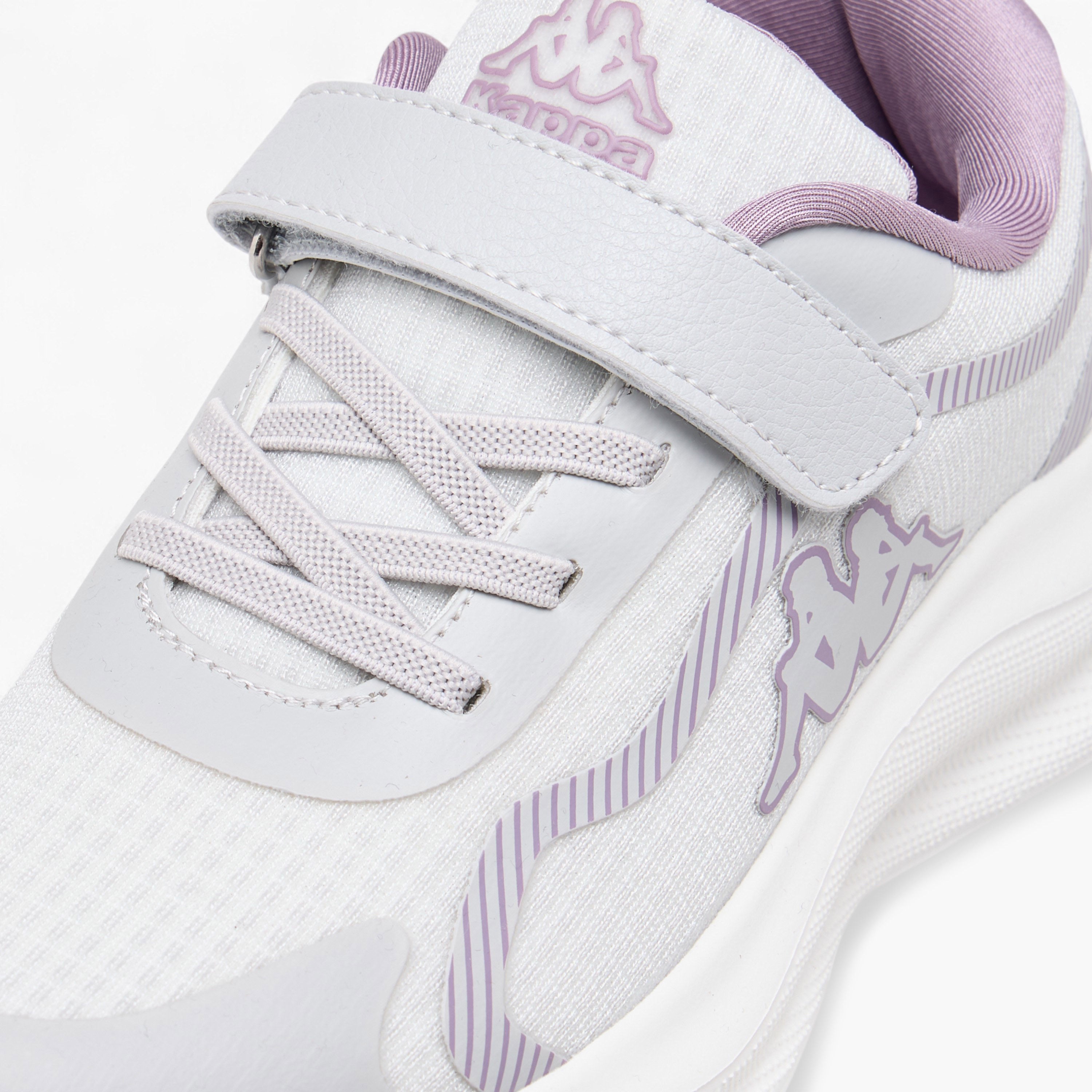 Kappa Girls' Textured Sports Shoes with Hook and Loop Closure-girls-shoes-sneakers-image-4