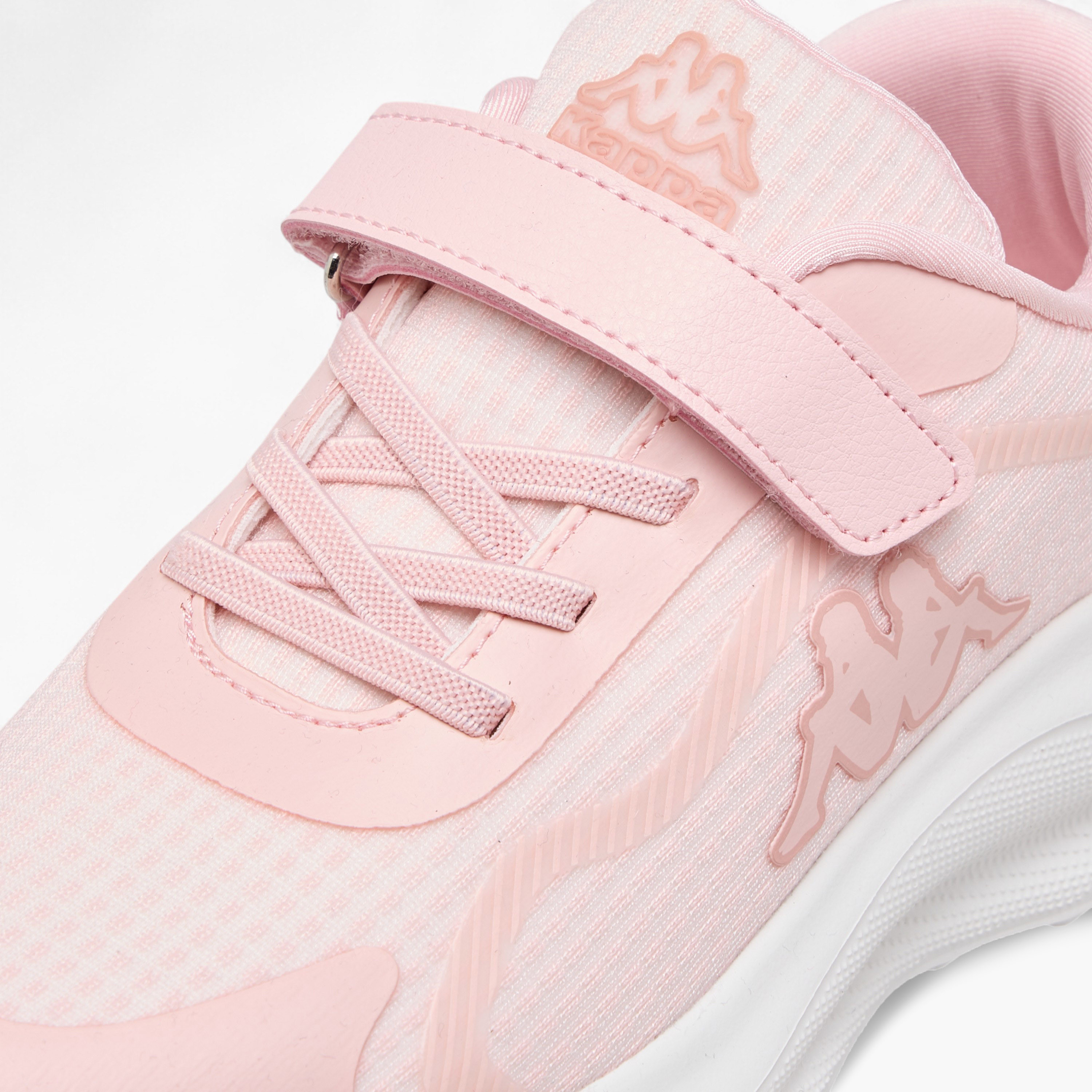 Kappa Girls' Textured Sports Shoes with Hook and Loop Closure-girls-shoes-sneakers-image-4