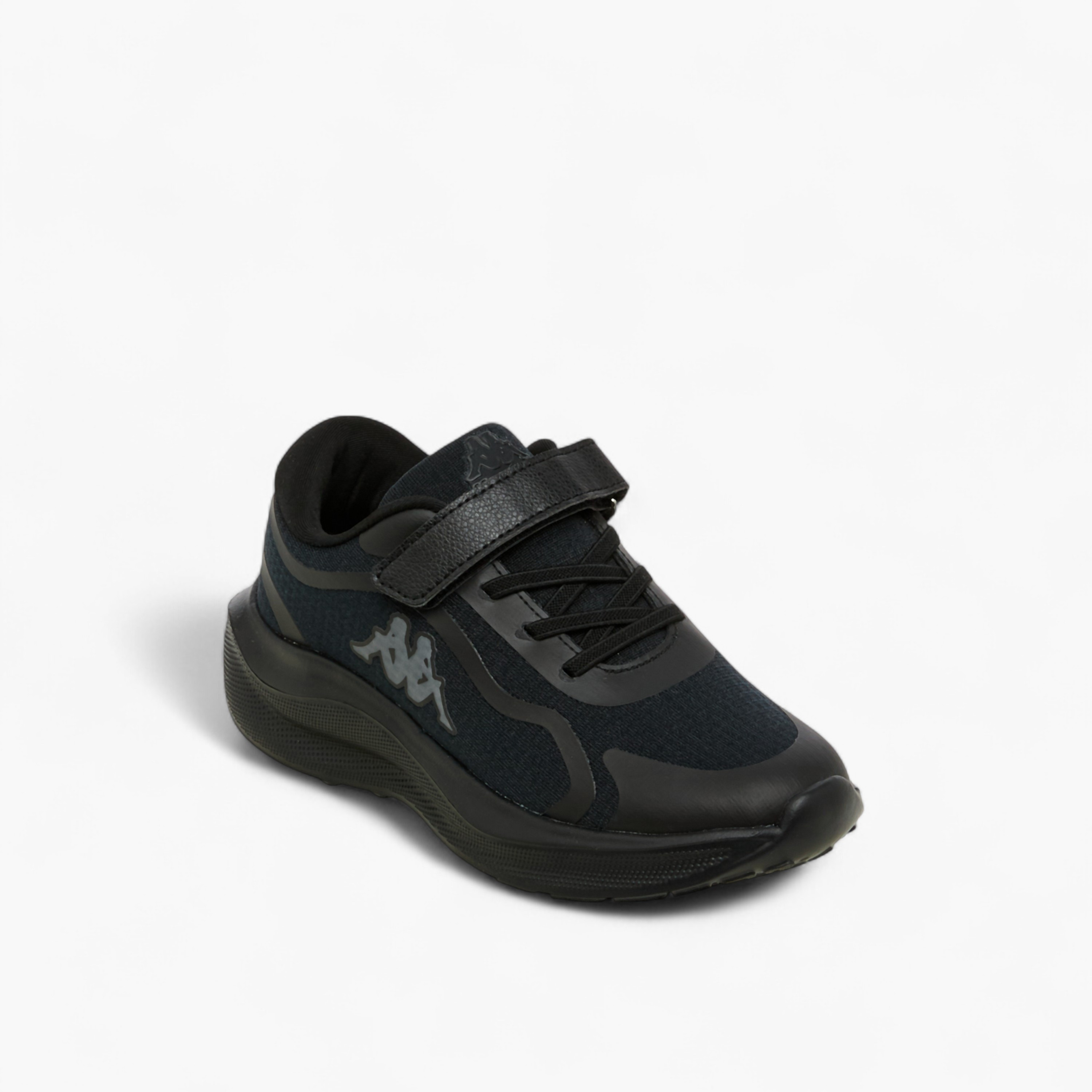 Kappa Girls Logo Print Hook & Loop Walking Shoes-girls-shoes-sports-image-2