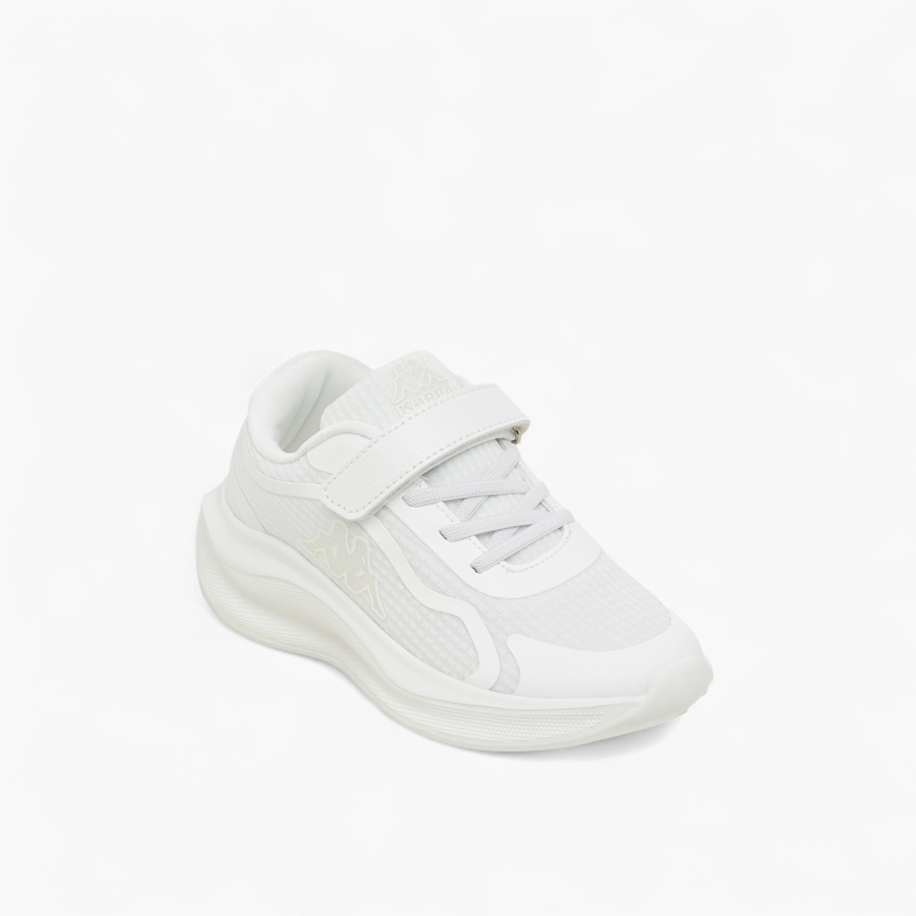 Kappa Girls Logo Print Hook & Loop Walking Shoes-girls-shoes-sports-image-2