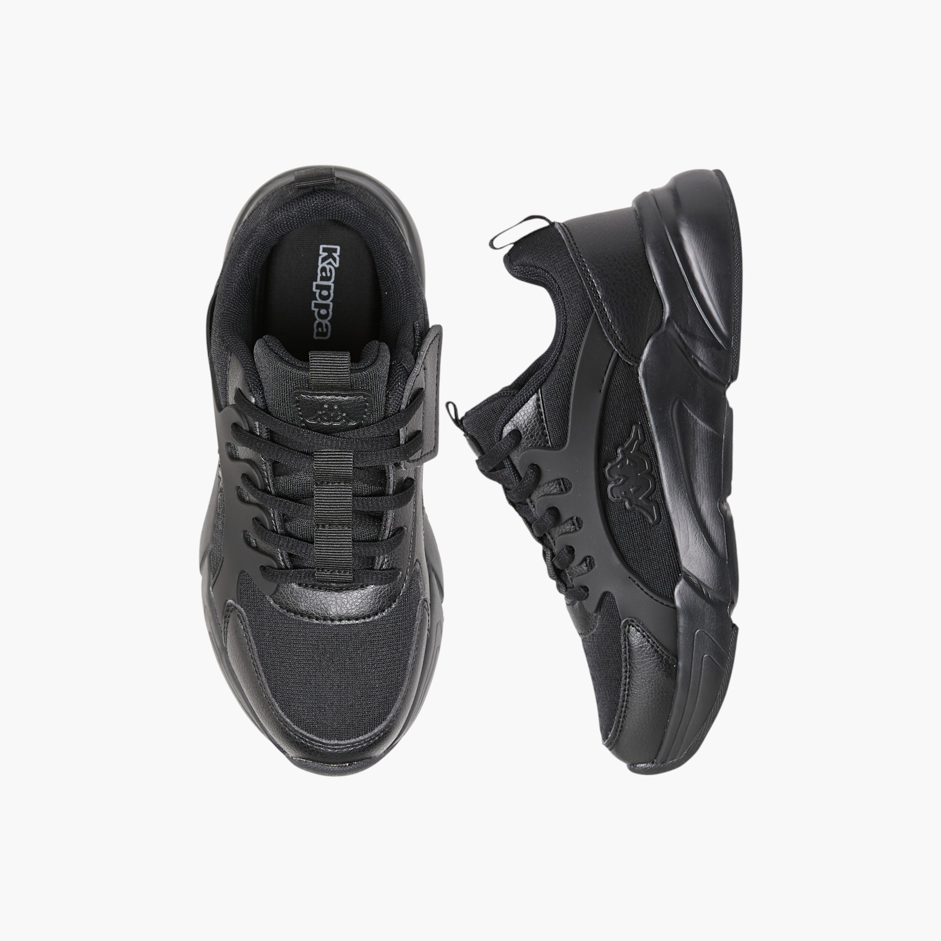 Kappa Kids' Logo Detail Sports Shoes with Lace-Up Closure-girls-shoes-schoolshoes-image-1