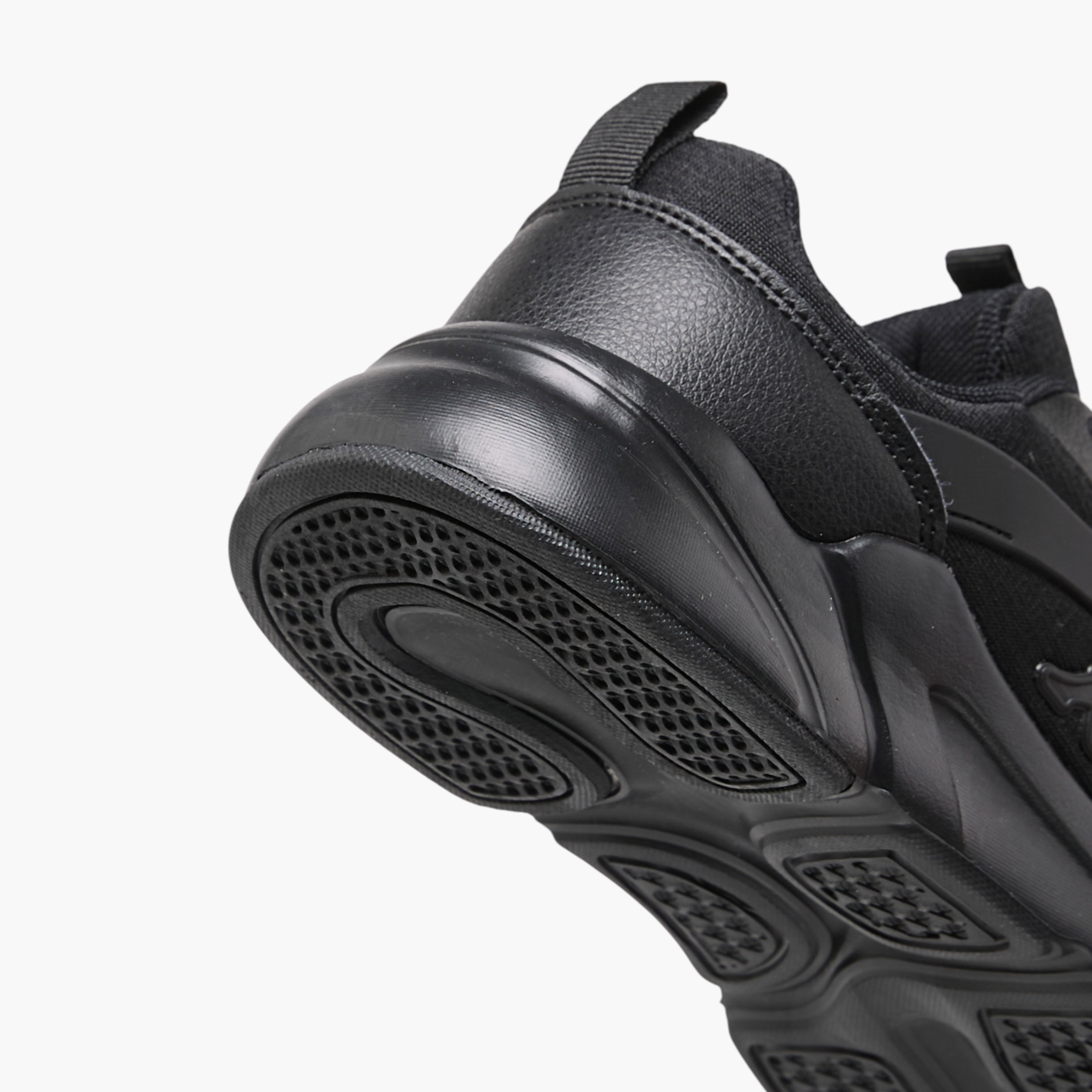 Kappa Kids' Logo Detail Sports Shoes with Lace-Up Closure-girls-shoes-schoolshoes-image-5