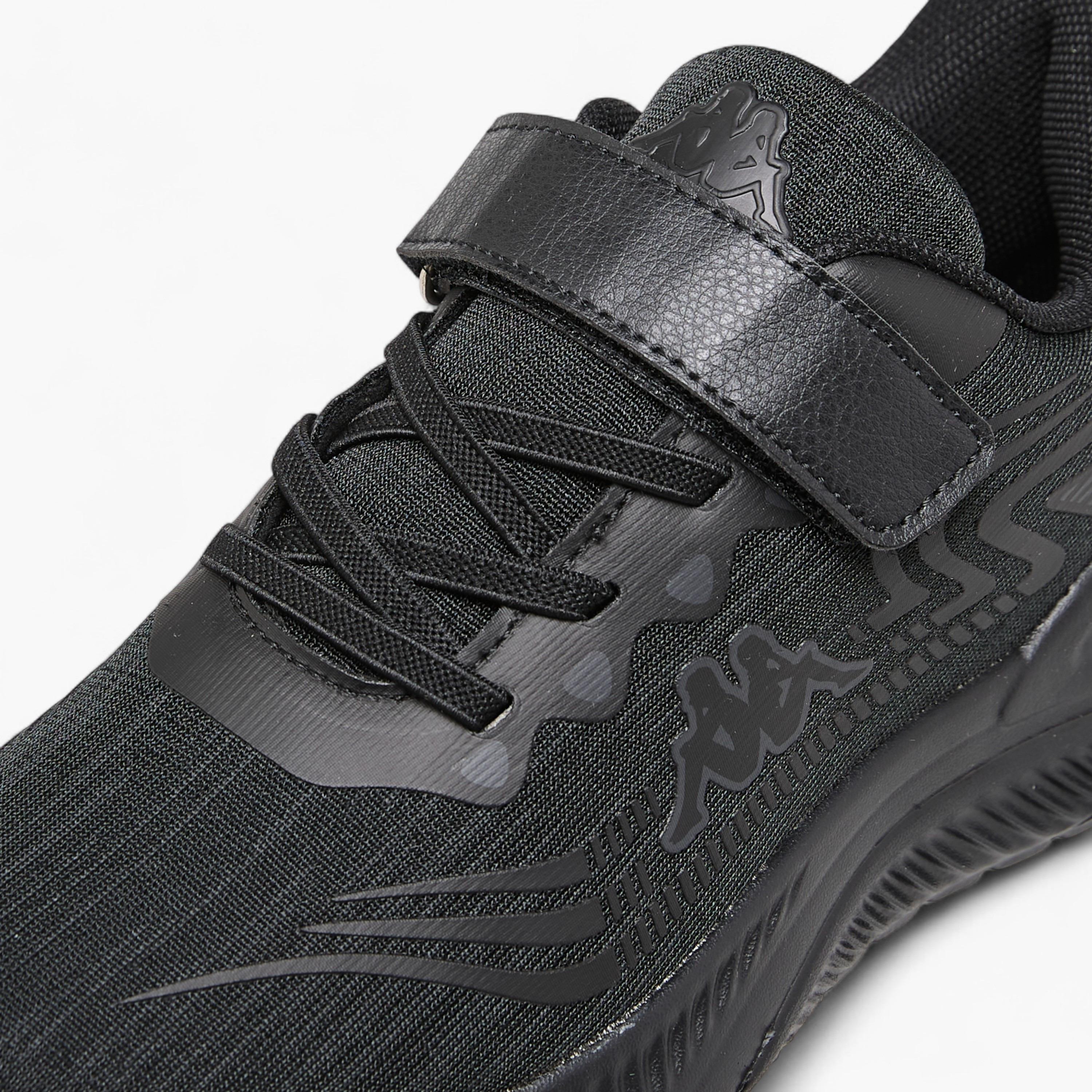 Kappa Girls Logo Print Hook & Loop Walking Shoes-sports-girls-shoes-image-4