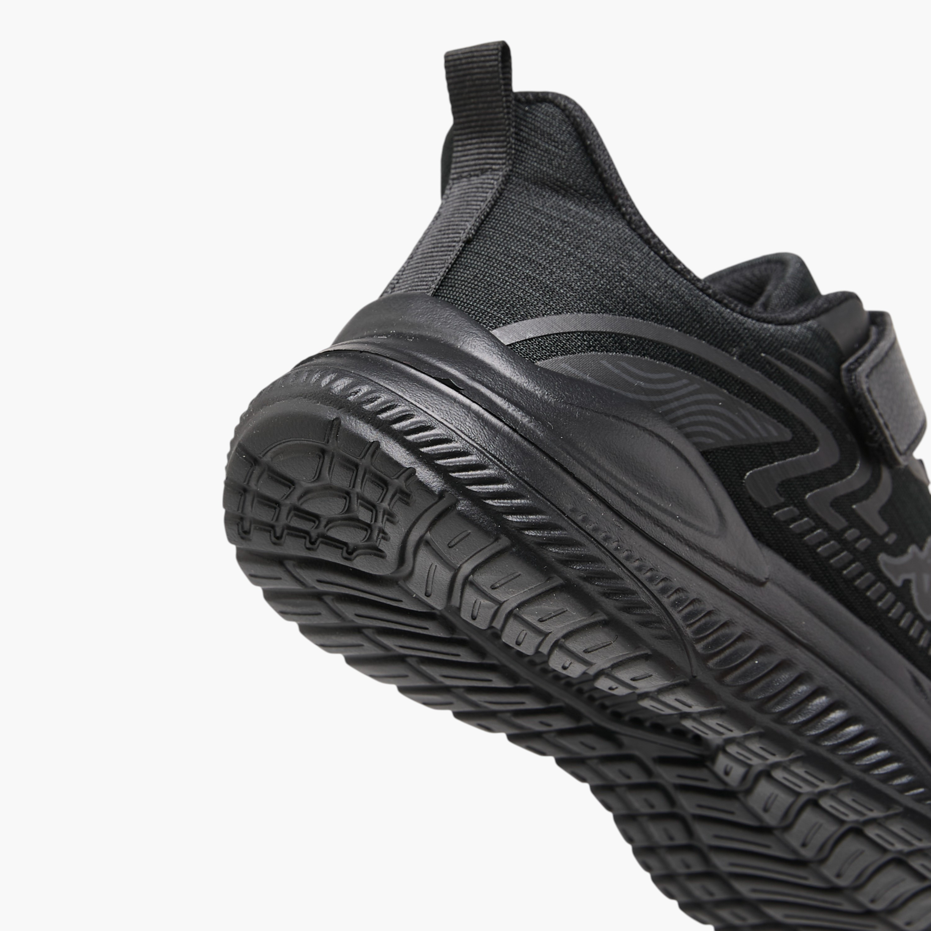 Kappa Girls Logo Print Hook & Loop Walking Shoes-sports-girls-shoes-image-5