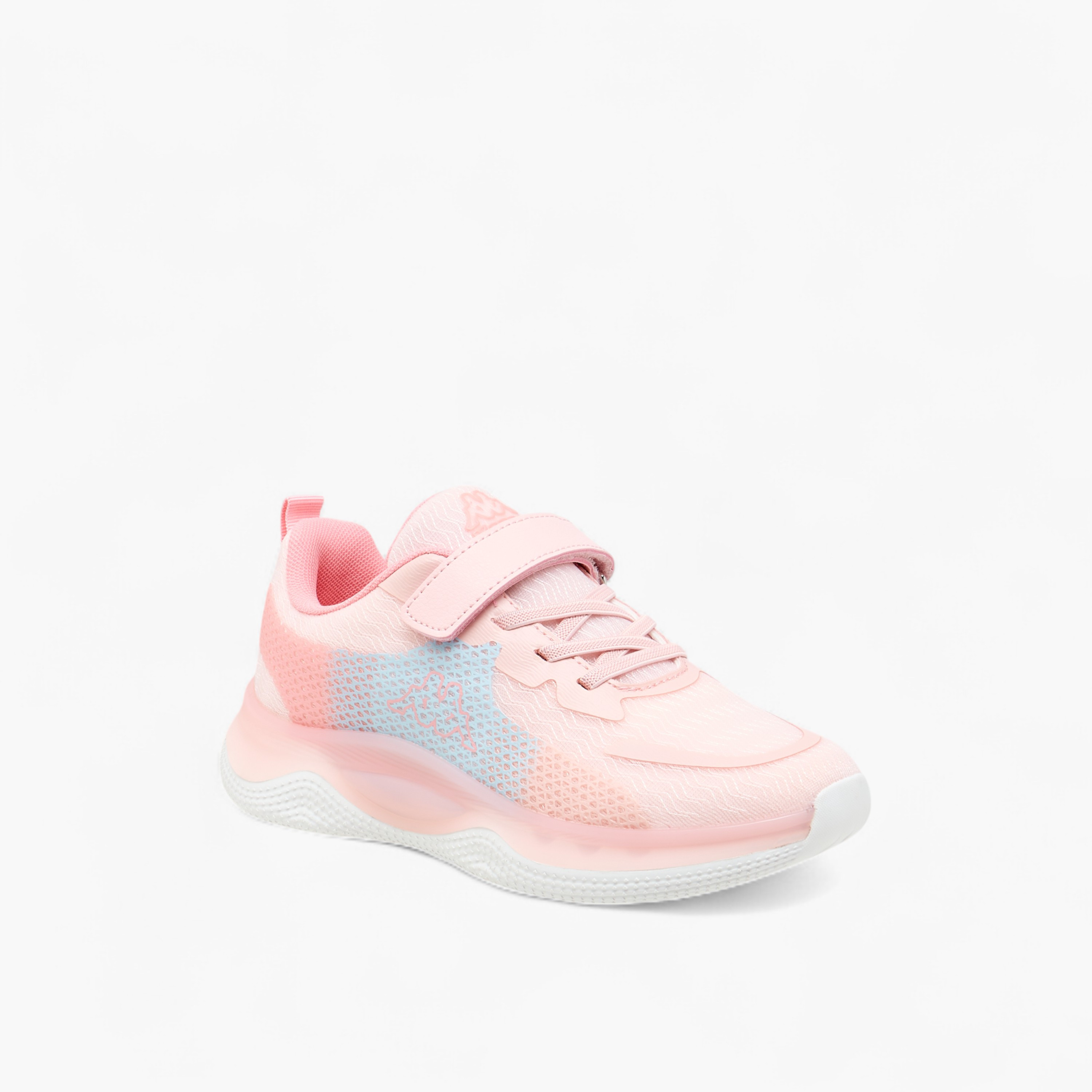 حذاء رياضي بشريط إغلاق لاصق وطبعات شعار للبنات من كابا-girls-shoes-sneakers-image-2