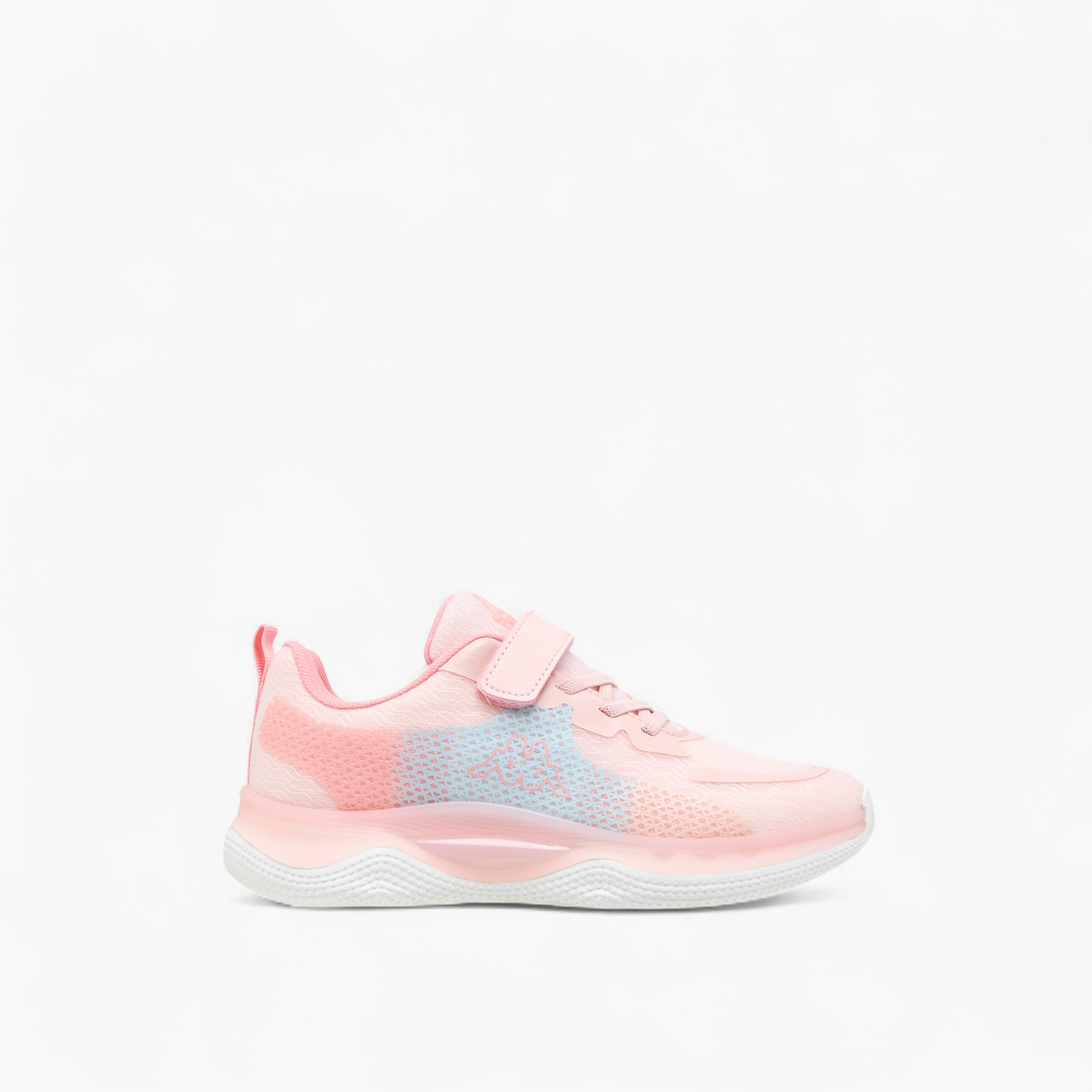 حذاء رياضي بشريط إغلاق لاصق وطبعات شعار للبنات من كابا-girls-shoes-sneakers-image-3