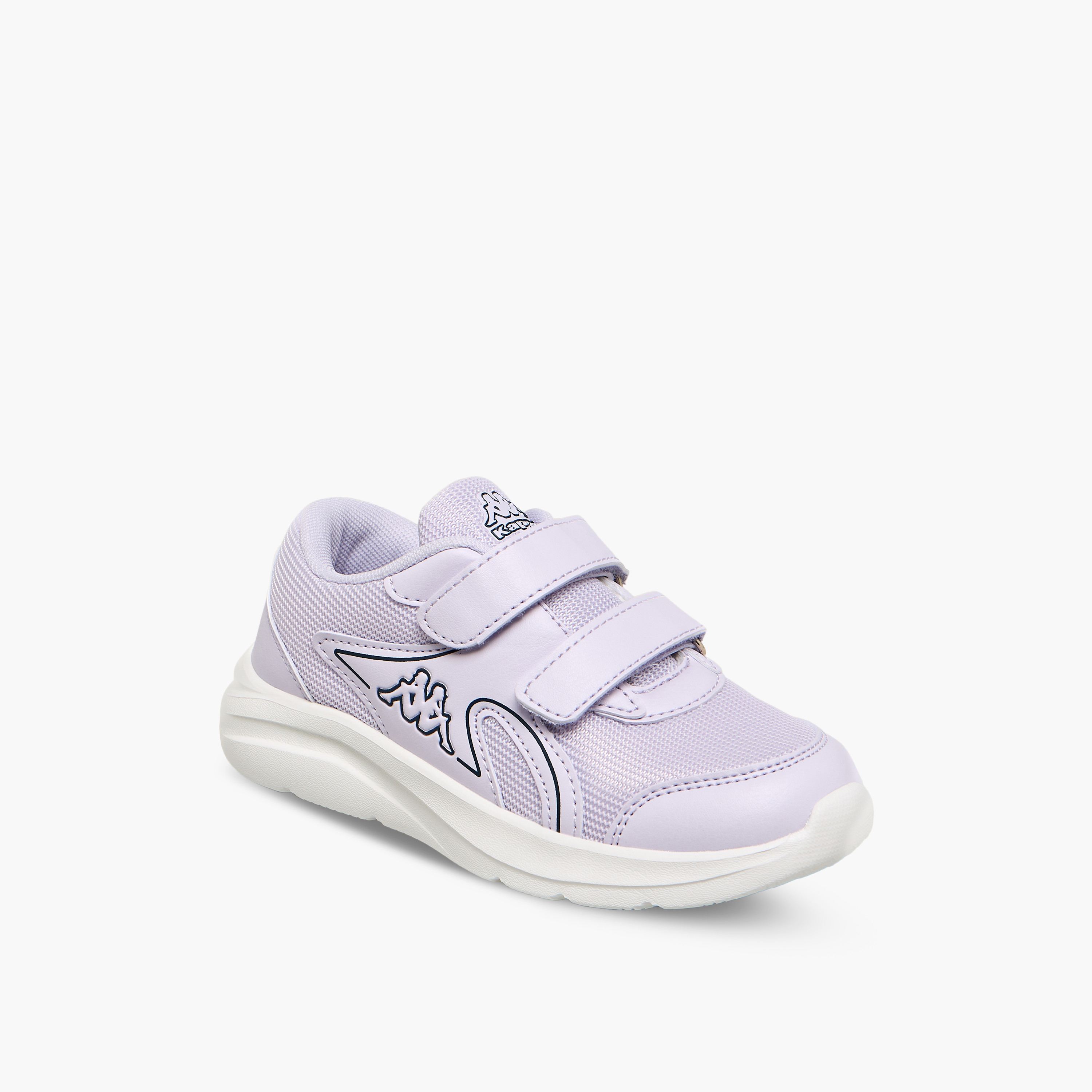 حذاء رياضي بشريط لاصق وطبعات شعار للبنات من كابا-girls-shoes-sneakers-image-2