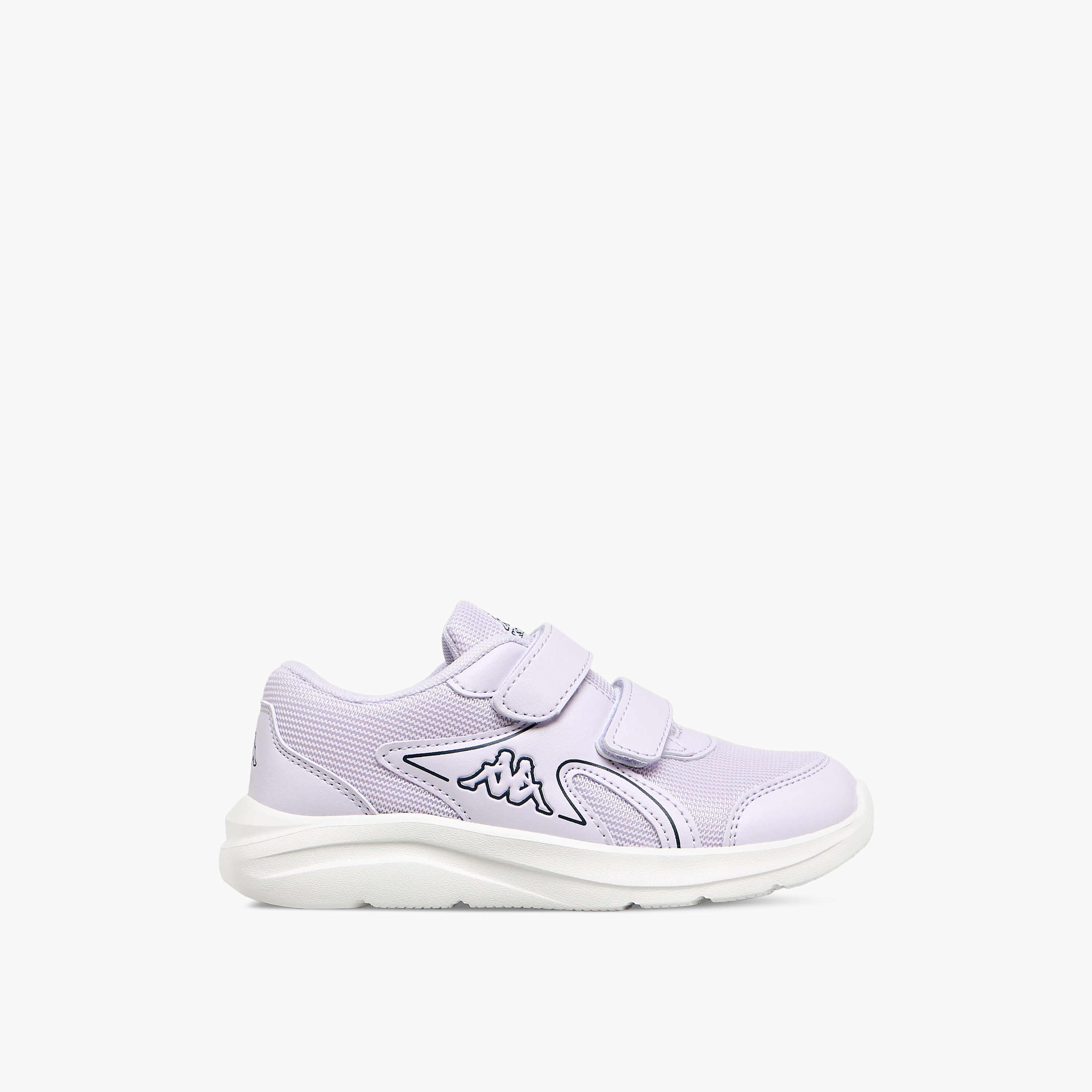 حذاء رياضي بشريط لاصق وطبعات شعار للبنات من كابا-girls-shoes-sneakers-image-3