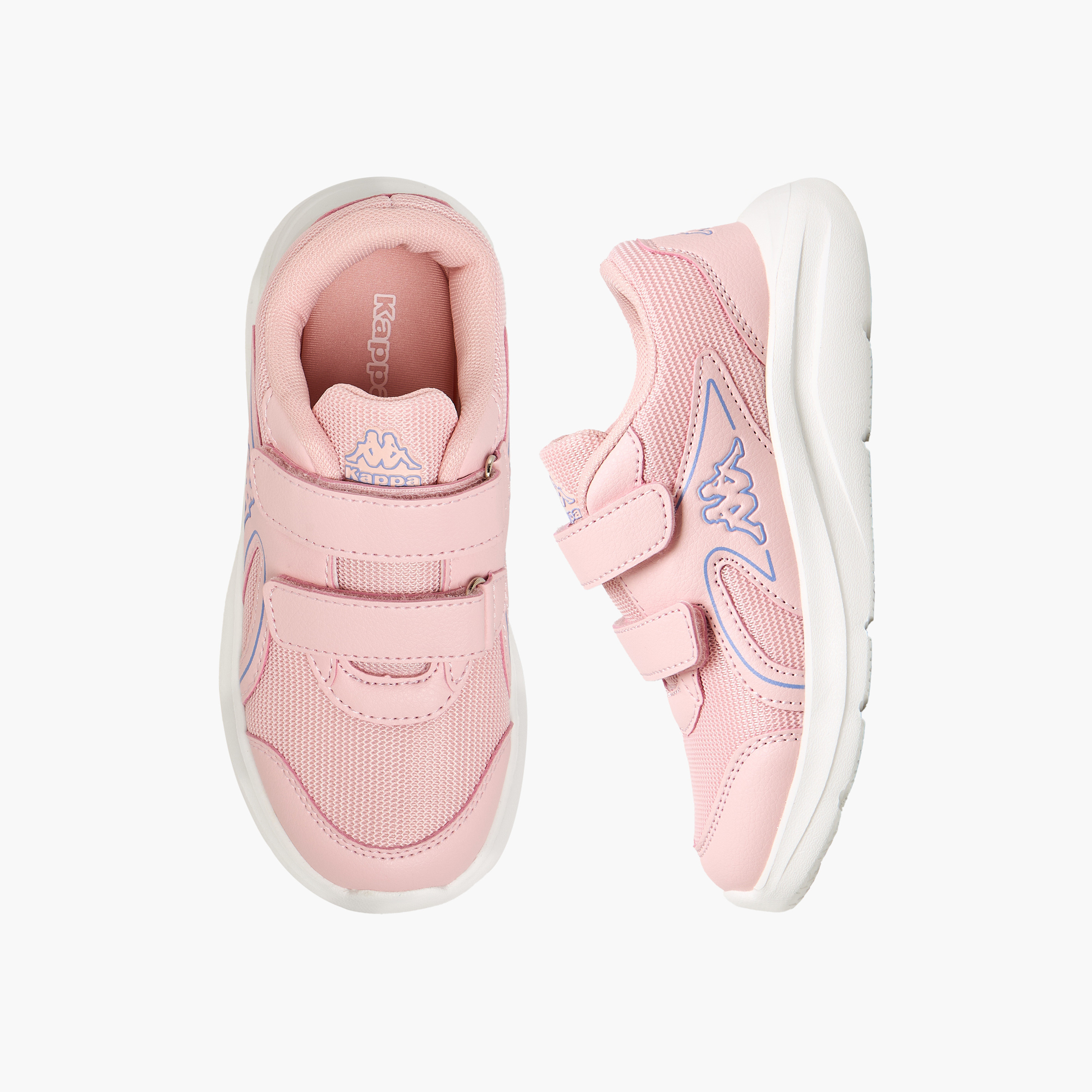 حذاء رياضي بشريط لاصق وطبعات شعار للبنات من كابا-girls-shoes-sneakers-image-1