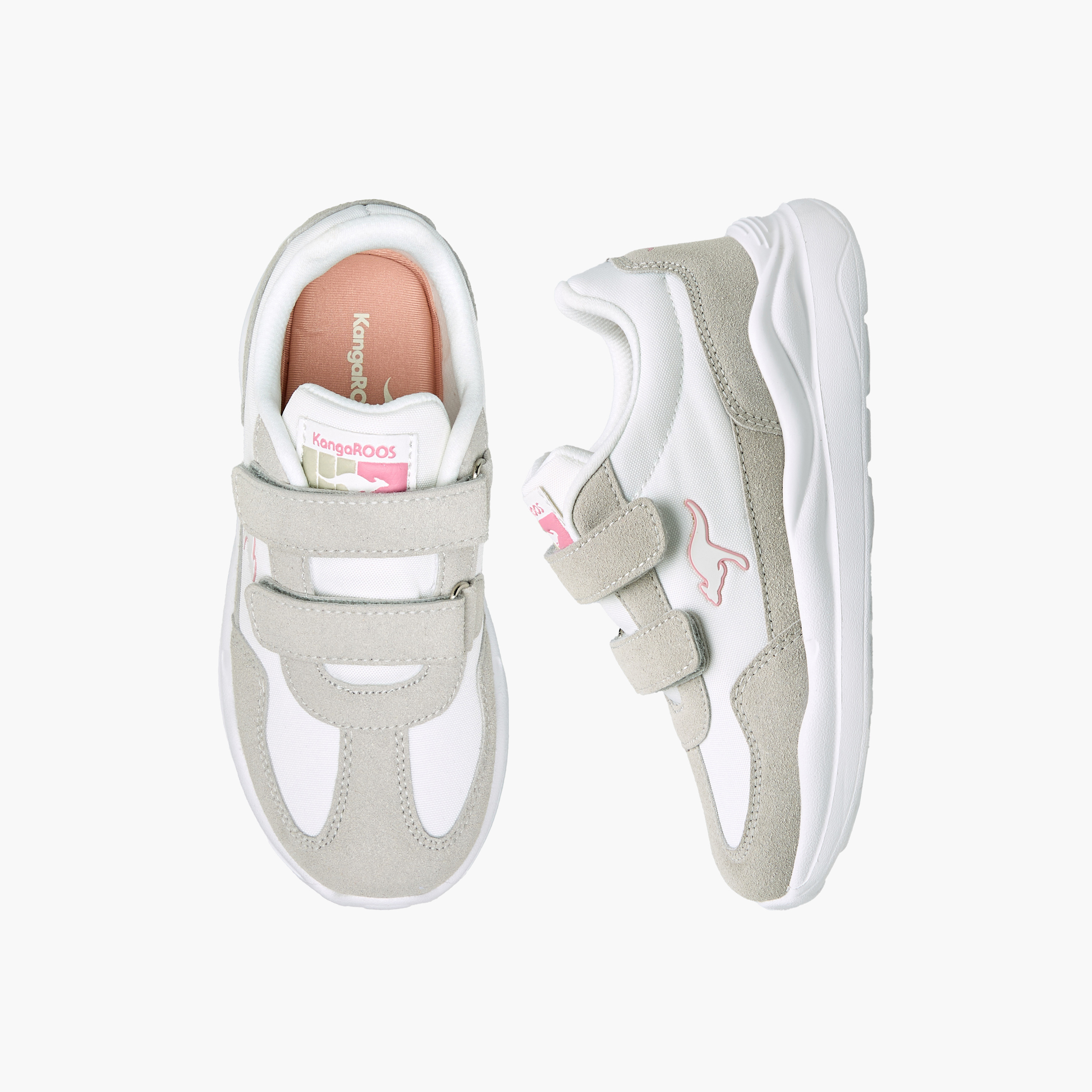 KangaROOS Girls Hook & Loop Sports Shoes-girls-shoes-sports-image-1