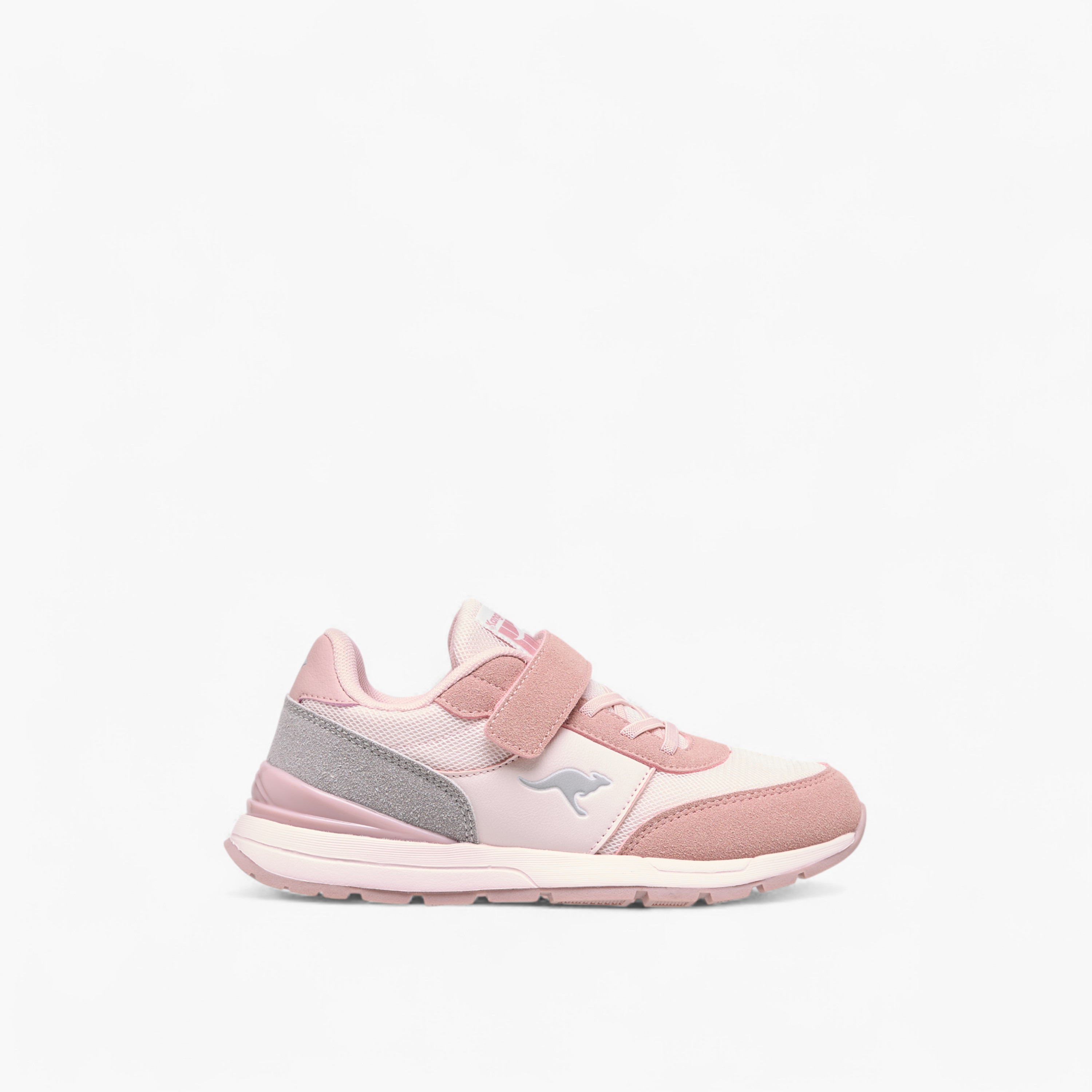 Kangaroos Girls Logo Embossed Hook & Loop Walking Shoes-girls-shoes-sneakers-image-3