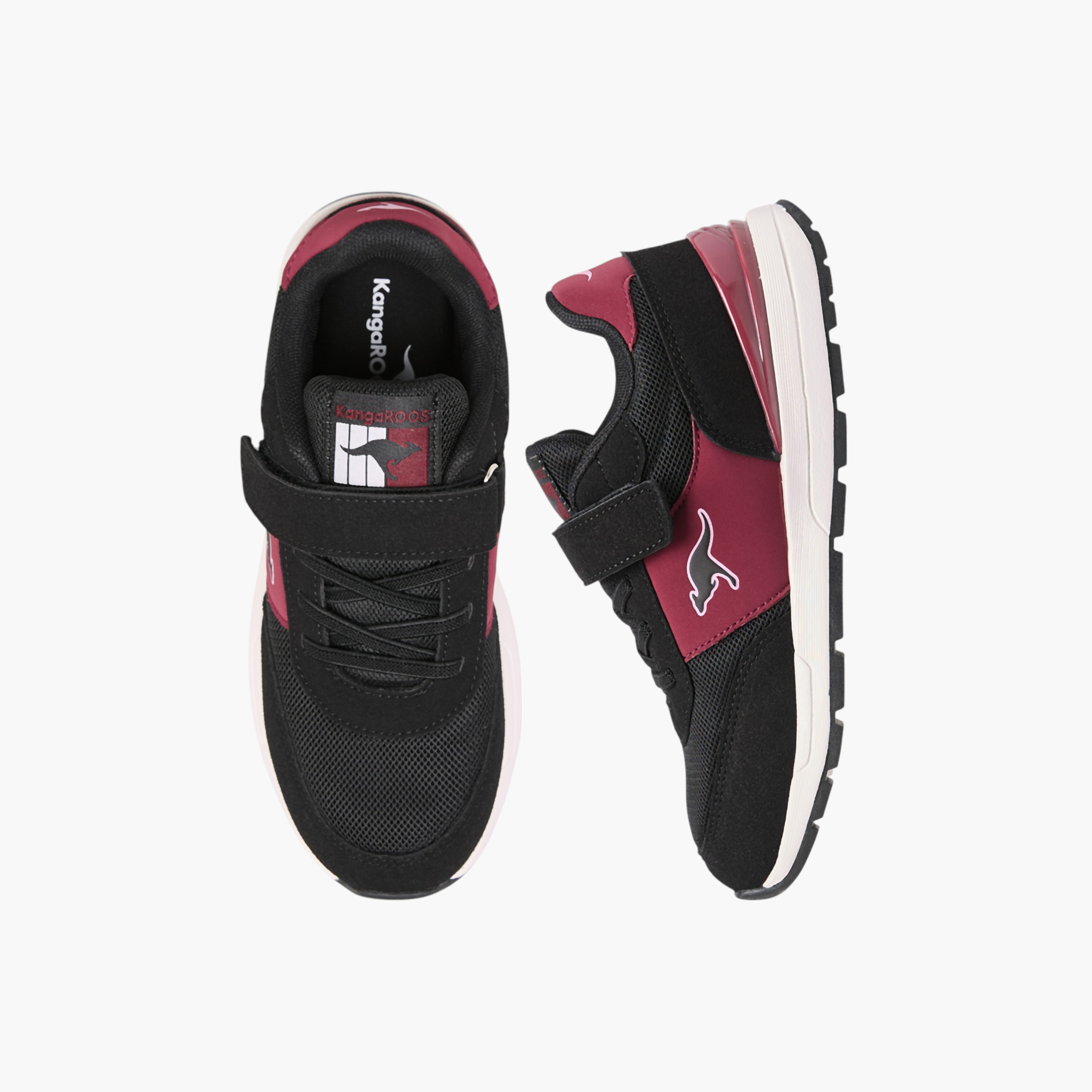 حذاء مشي بشريط لاصق وطبعات الشعار للبنات من كانجاروس-girls-shoes-sports-image-6