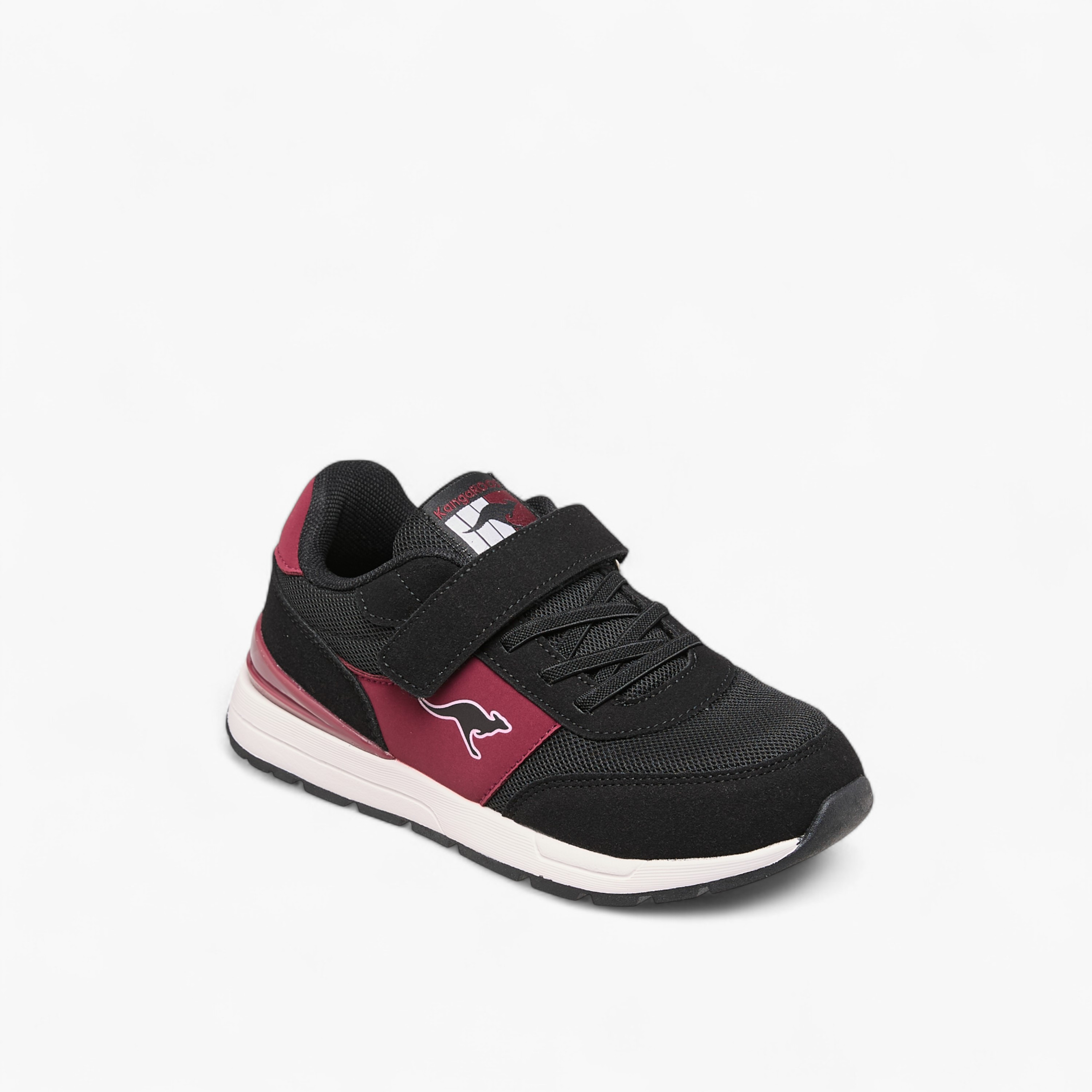 Kangaroos Girls Logo Print Hook & Loop Walking Shoes-girls-shoes-sports-image-2