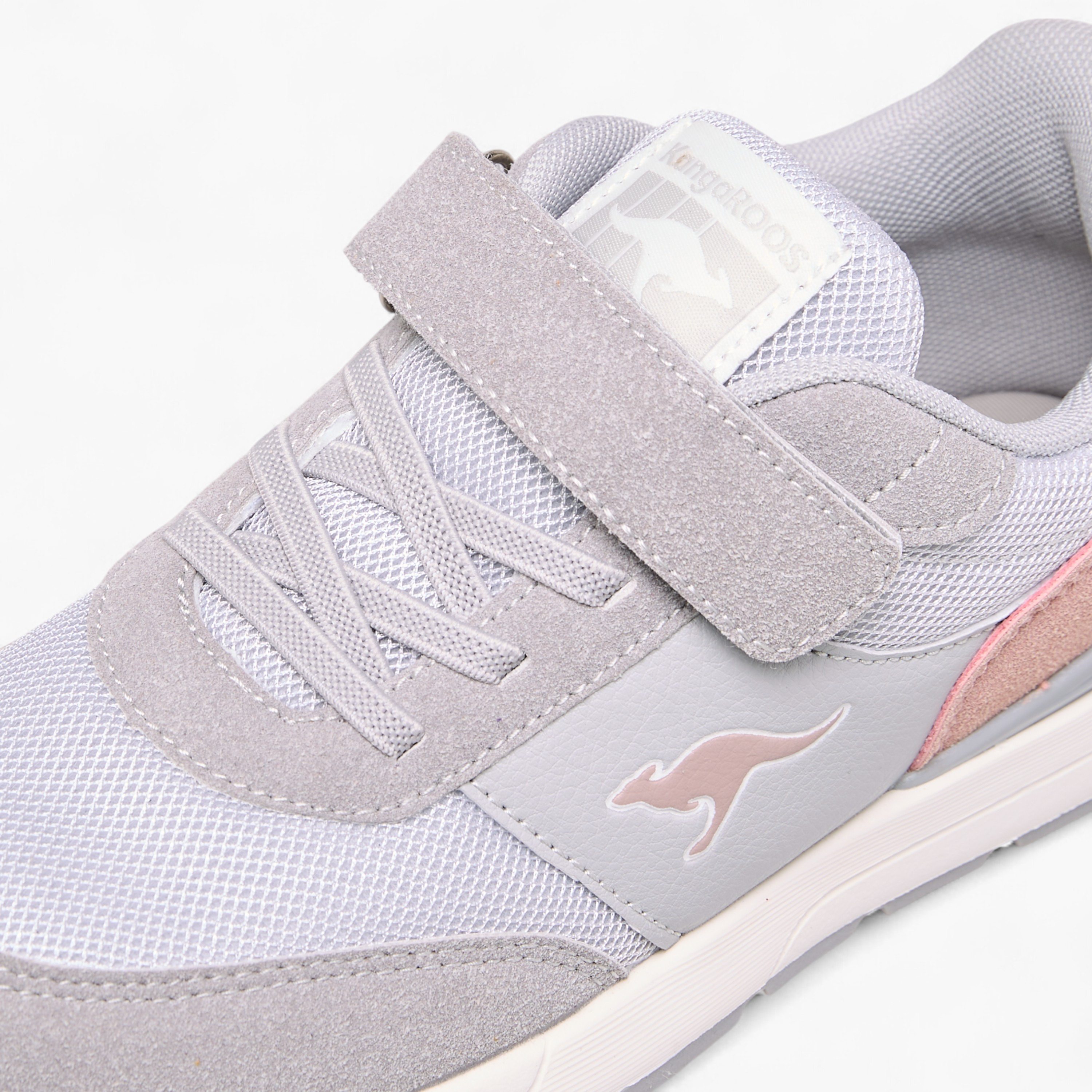 حذاء مشي بشريط لاصق وطبعات الشعار للبنات من كانجاروس-girls-shoes-sports-image-4